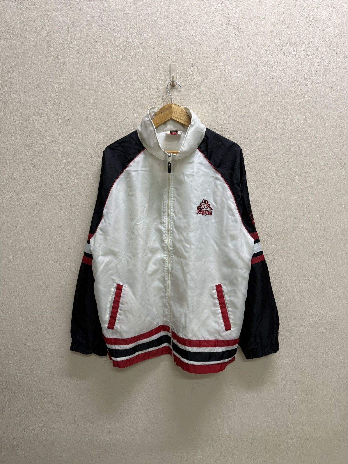 Kappa Vintage 90s Kappa Embroidery Logo Windbreaker Jacket Size US XXL / EU 58 / 5 - 19 Thumbnail
