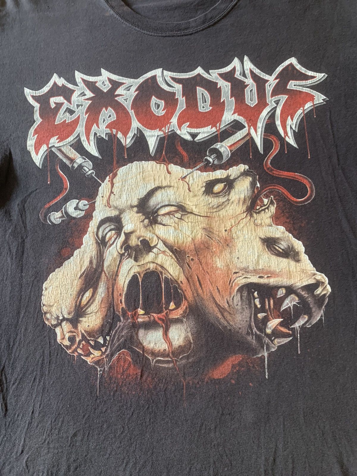 Band Tees × Exodus Vintage Exodus Tour Thrash Metal Band Tee Size US M / EU 48-50 / 2 - 2 Thumbnail