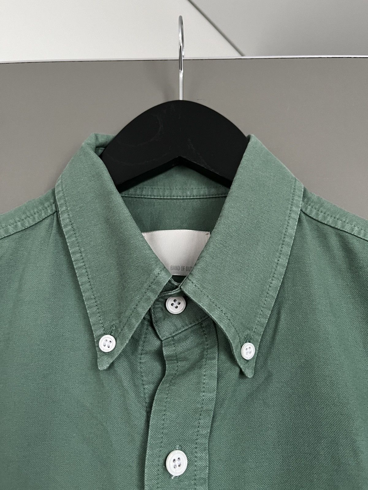 Band Of Outsiders Band of Outsiders Green Shirt Made in USA Size US S / EU 44-46 / 1 - 3 Thumbnail