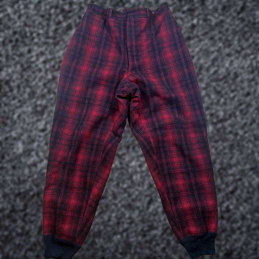 Vintage Okay, I've revised the title to: Vintage Woolrich Buffalo Hunting Pants Mens 30x32 Red Plaid Wool Insulated Size US 30 / EU 46 - 1 Thumbnail