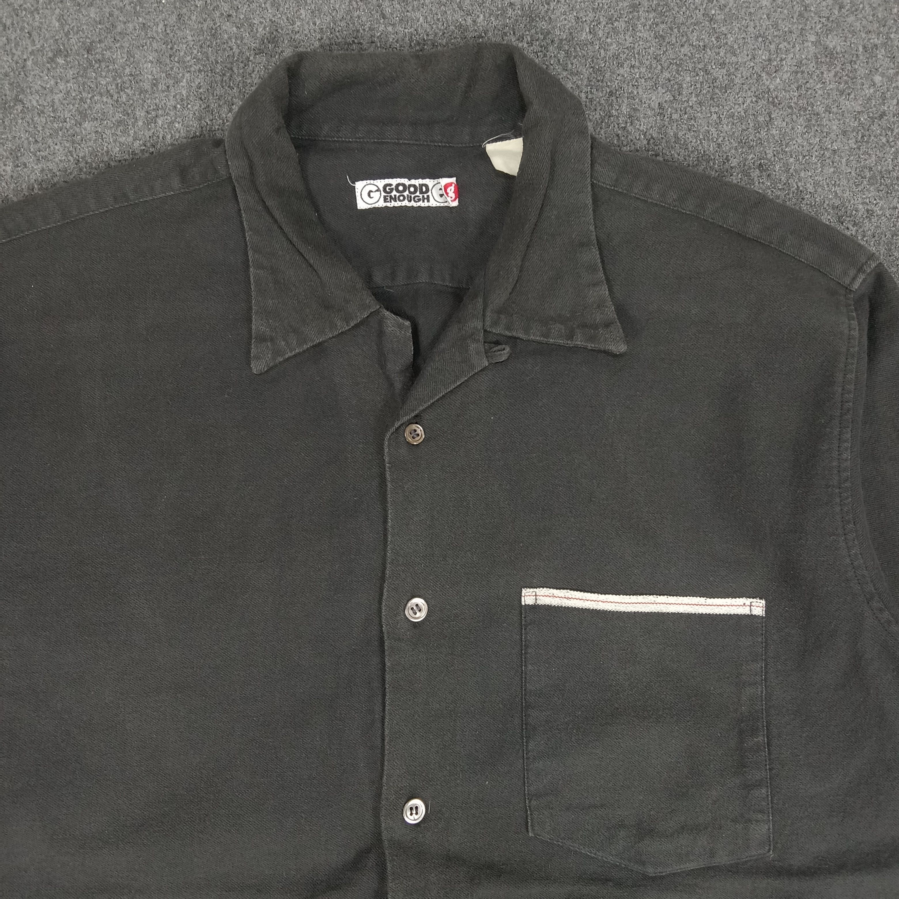 Good Enough × Vintage Good Enough Japanese Brand Shirt Button Up Size US XL / EU 56 / 4 - 3 Thumbnail