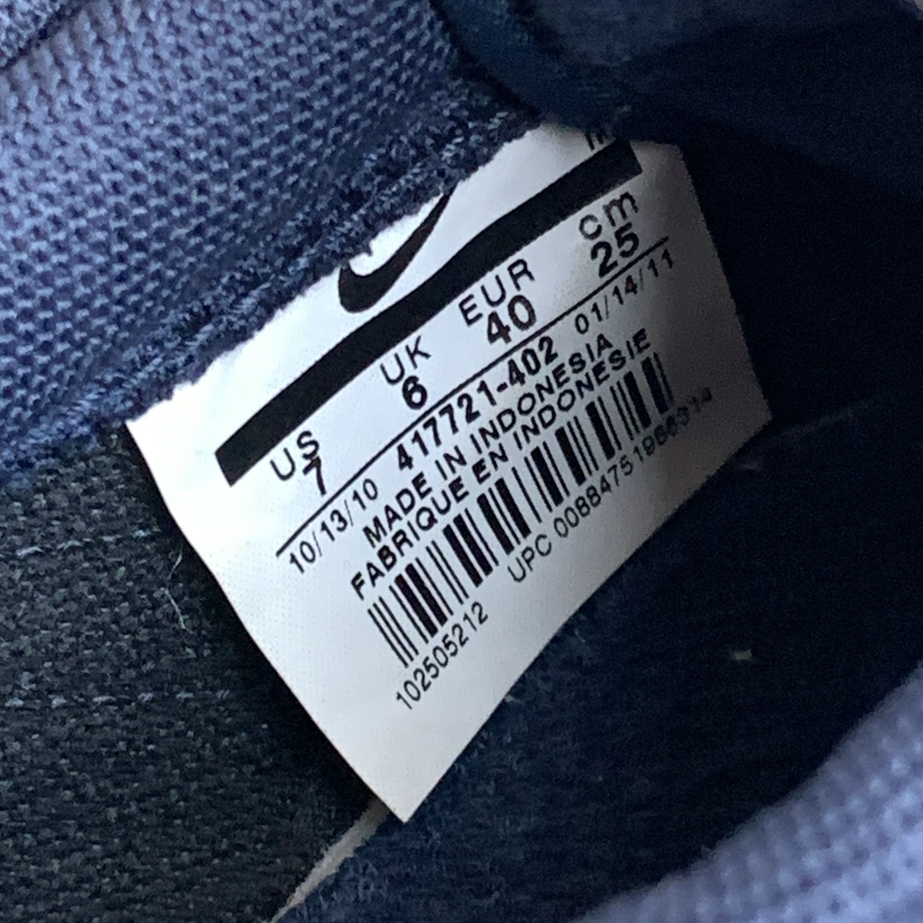 Nike Nike All Court Low Blue Sneakers Size US 7 / EU 40 - 8 Thumbnail