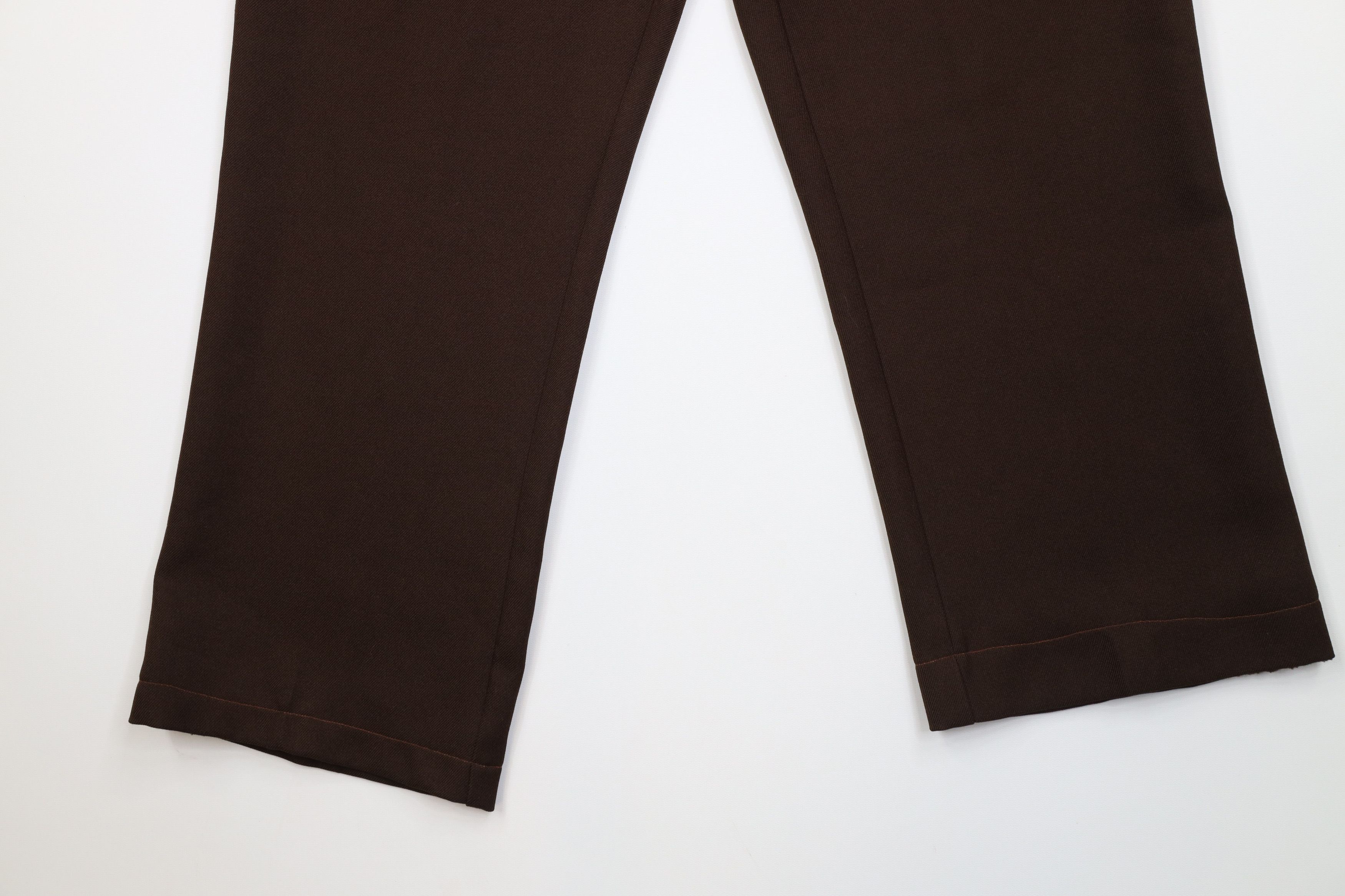 Vintage Vintage 90s Streetwear Flared Wide Leg Chino Pants Brown Size US 36 / EU 52 - 4 Thumbnail