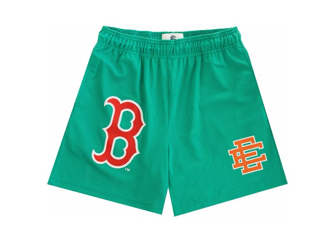 Eric Emanuel Eric Emanuel EE green Boston Red Sox shorts medium Size US 30 / EU 46 - 1 Thumbnail