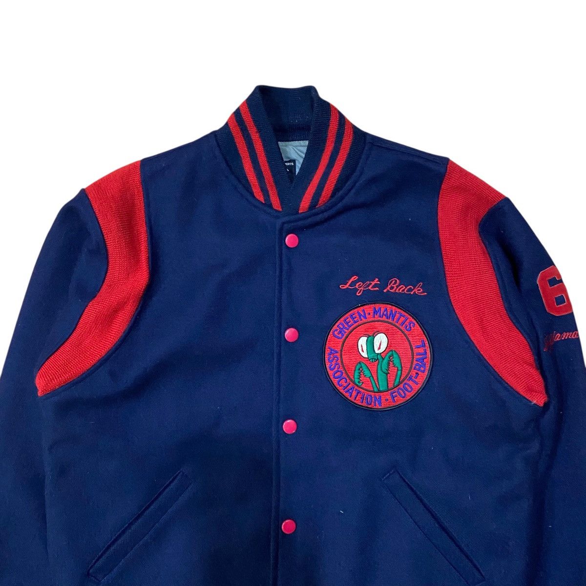 Vintage ☀️Vintage Green Mantis Association Football wool varsity Size US M / EU 48-50 / 2 - 5 Thumbnail