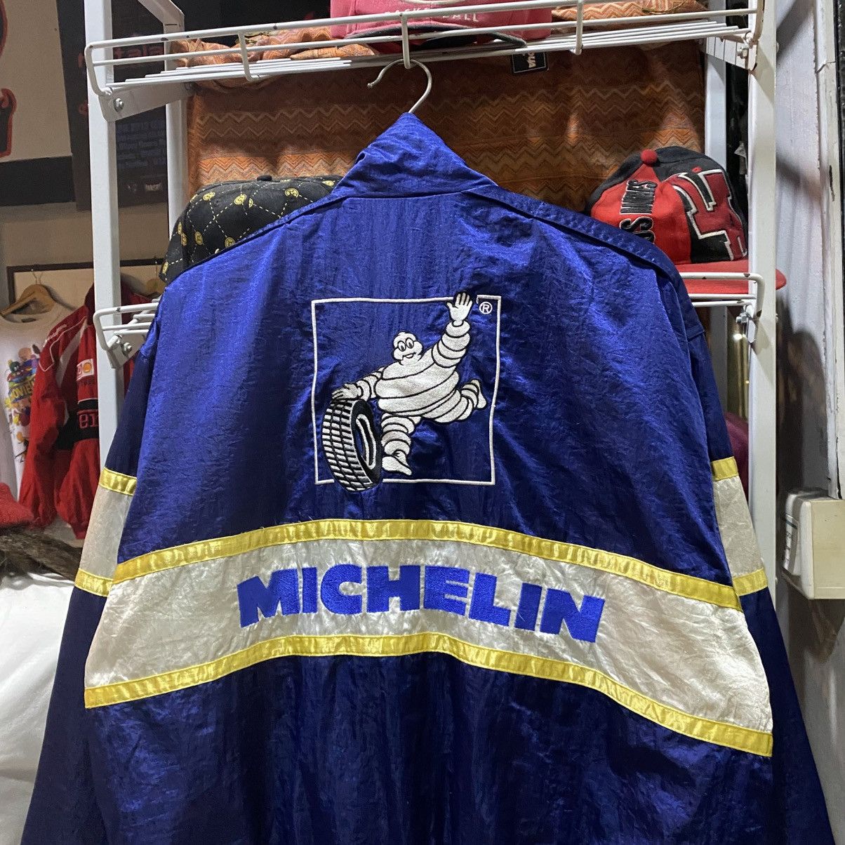 Sports Specialties vintage Michelin racing jacket iconic Bibendum mascot Size US XL / EU 56 / 4 - 4 Thumbnail