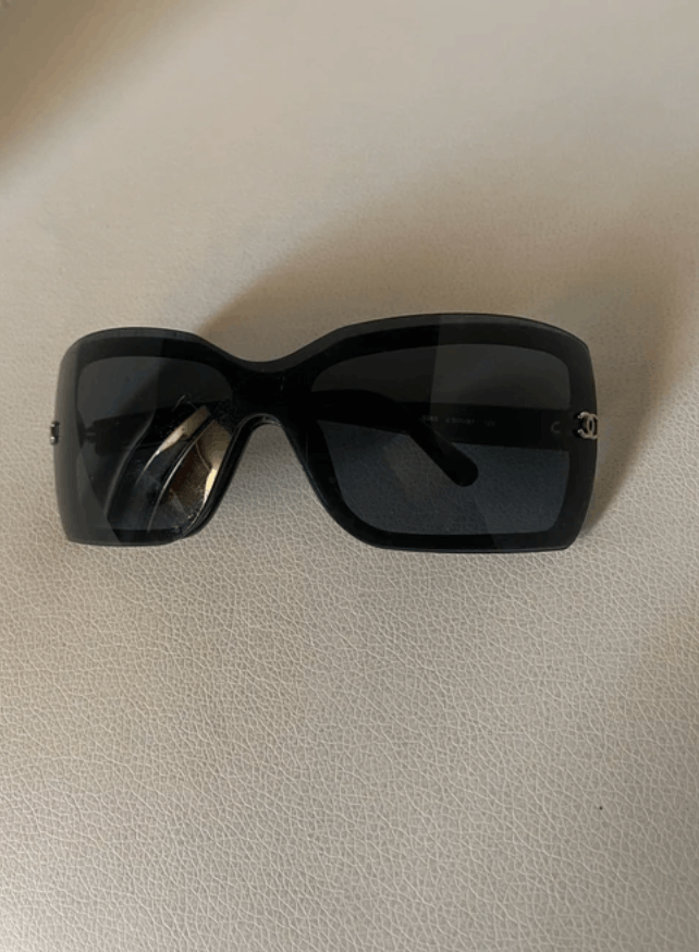 Chanel CHANEL Sunglasses 5065 Rimless Rhinestone 4017 Shields Size ONE SIZE - 1 Thumbnail
