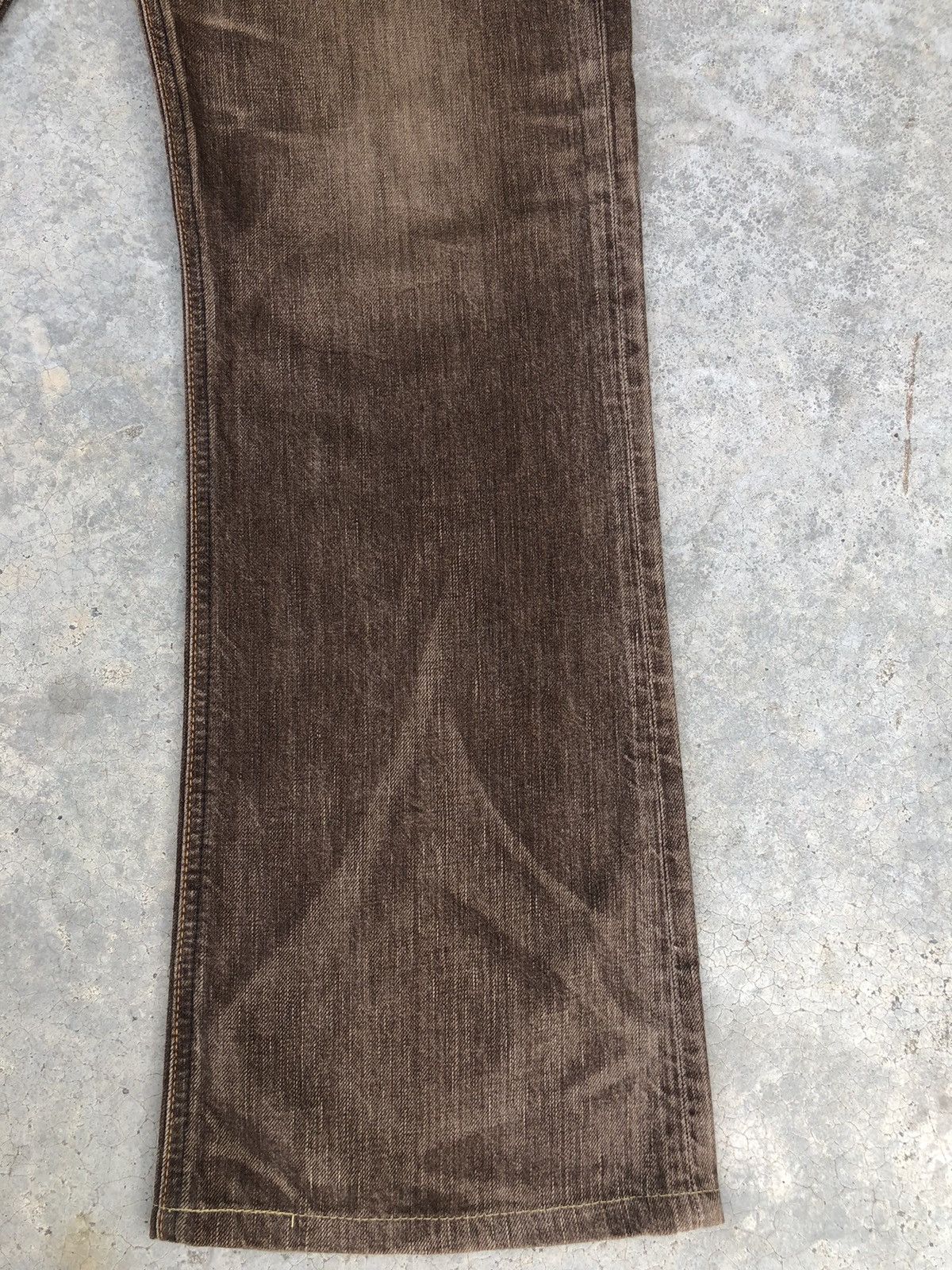 Edwin Japanese Edwin 503 Flared Jeans Distressed Jeans Size US 35 - 7 Thumbnail