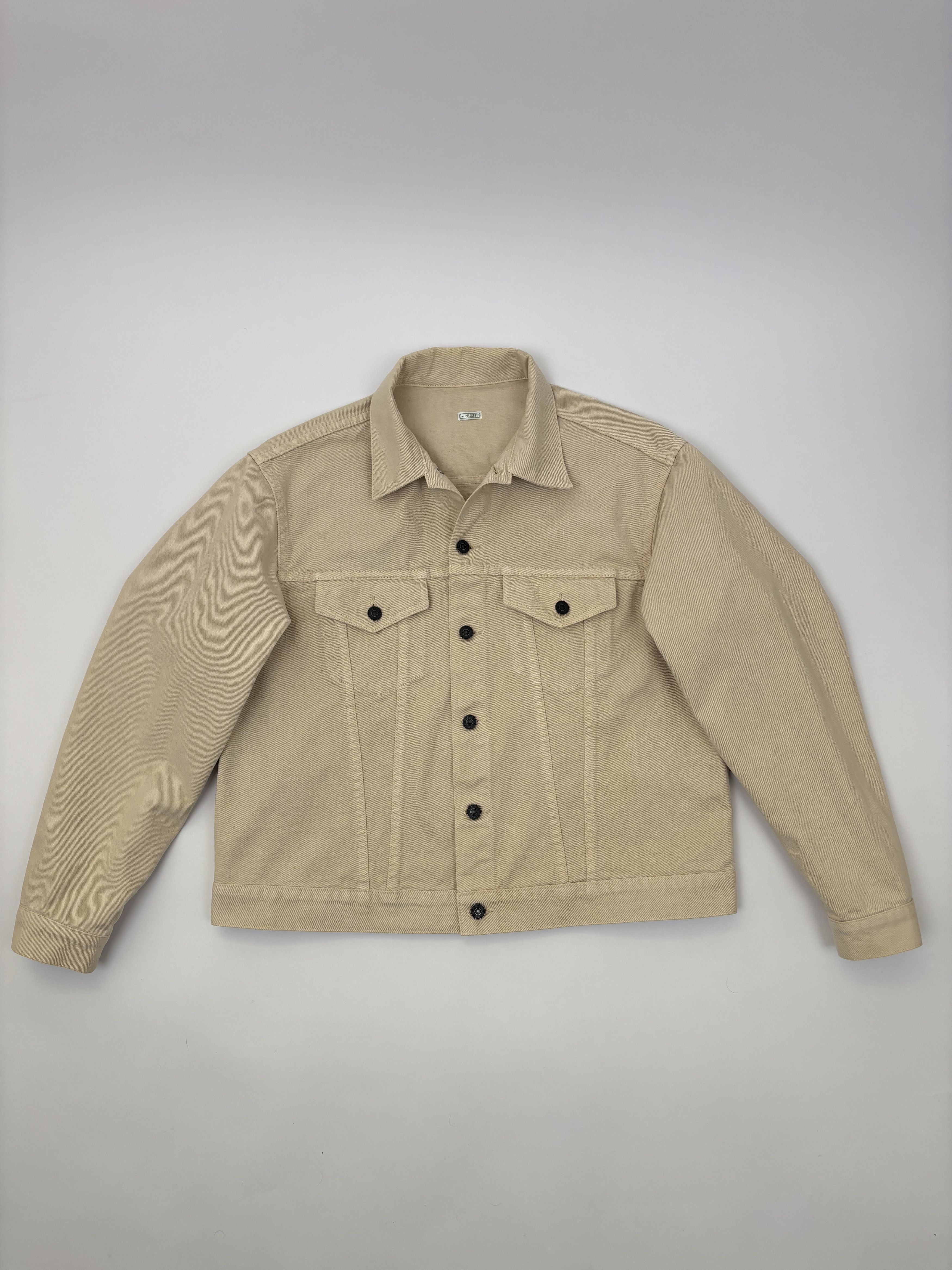 A.PRESSE A.Presse Type 3 Jacket Beige Cotton Made in Japan Size US L / EU 52-54 / 3 - 2 Thumbnail
