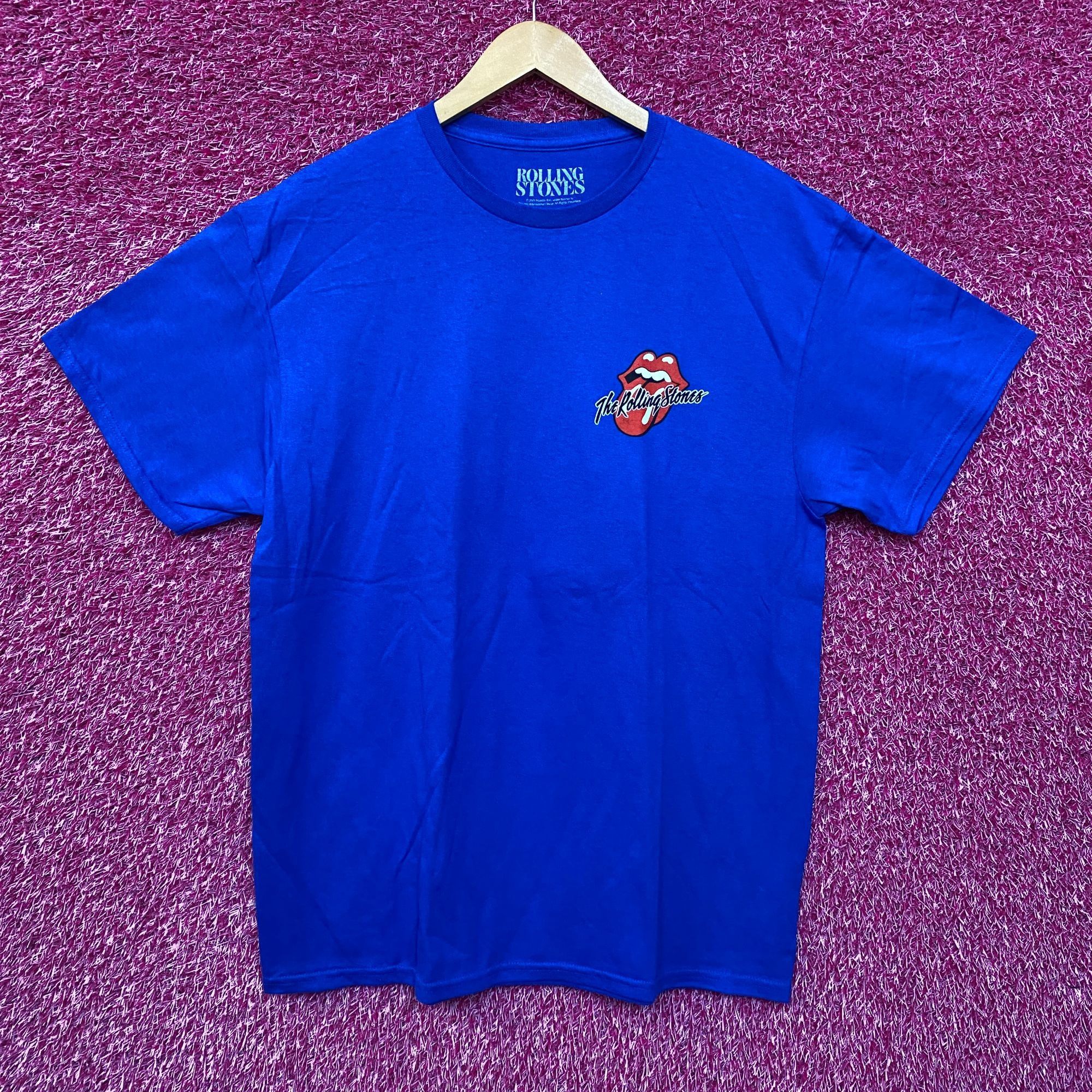 The Rolling Stones The Rolling Stones 78 Live in Concert blue Tshirt size Large Size US L / EU 52-54 / 3 - 2 Thumbnail