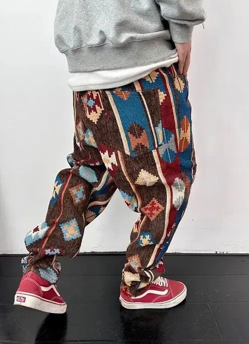 Japanese Brand Retro y2k bohemian hippie pants hip hop Size US 34 / EU 50 - 4 Thumbnail
