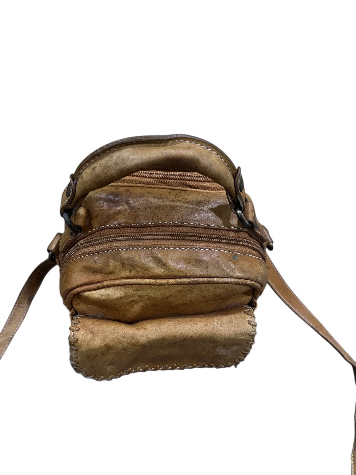 Japanese Brand Vintage cross body bag leather baseball glove leather Size ONE SIZE - 2 Thumbnail