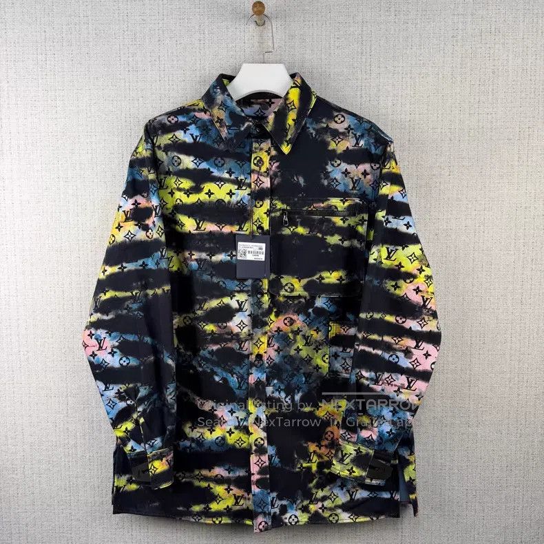 Louis Vuitton Louis Vuitton Colorful laser presbyopic denim long-sleeved Size US M / EU 48-50 / 2 - 1 Thumbnail