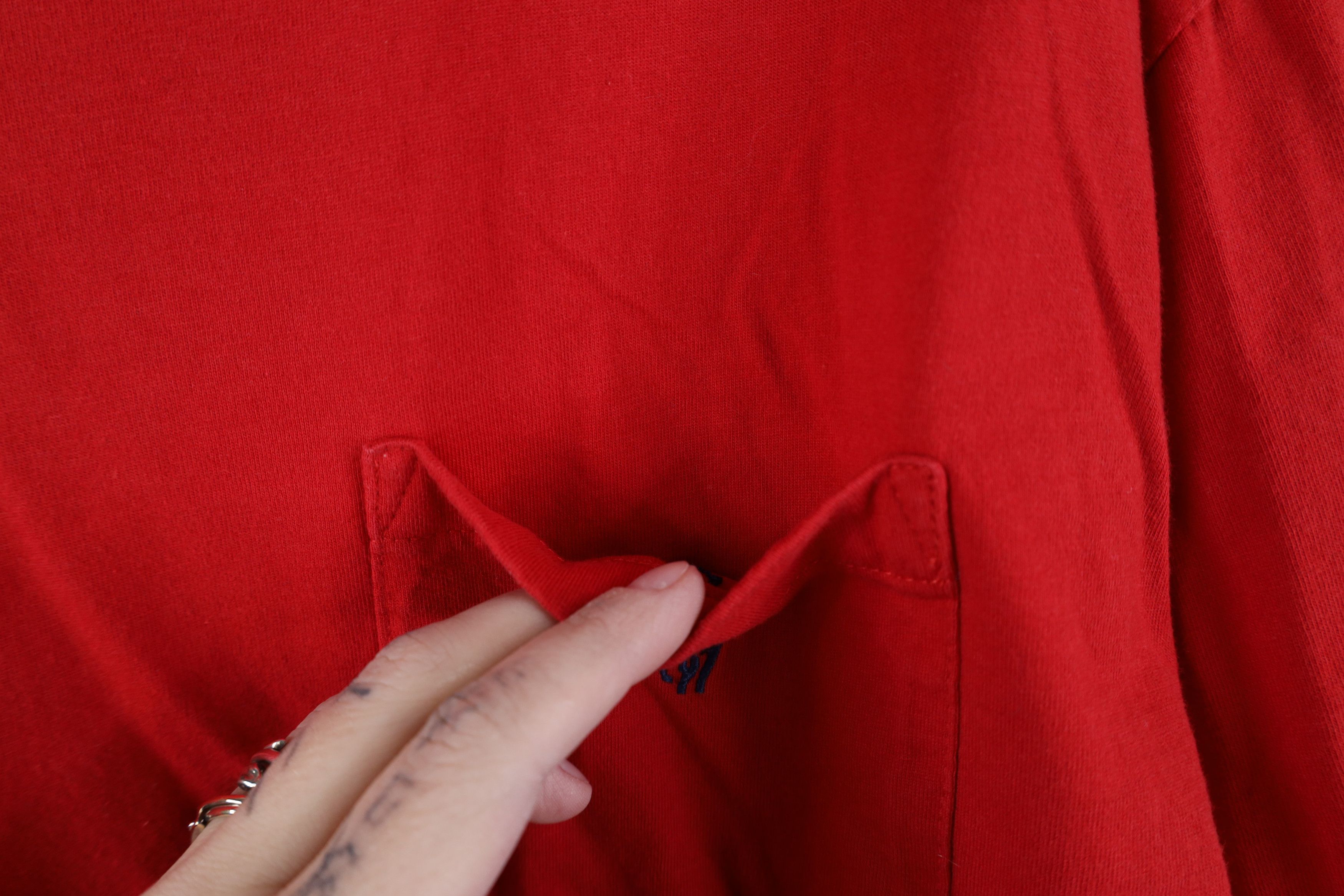 Ralph Lauren Vintage Y2K Ralph Lauren Long Sleeve Pocket T-Shirt Cotton Size US S / EU 44-46 / 1 - 5 Thumbnail