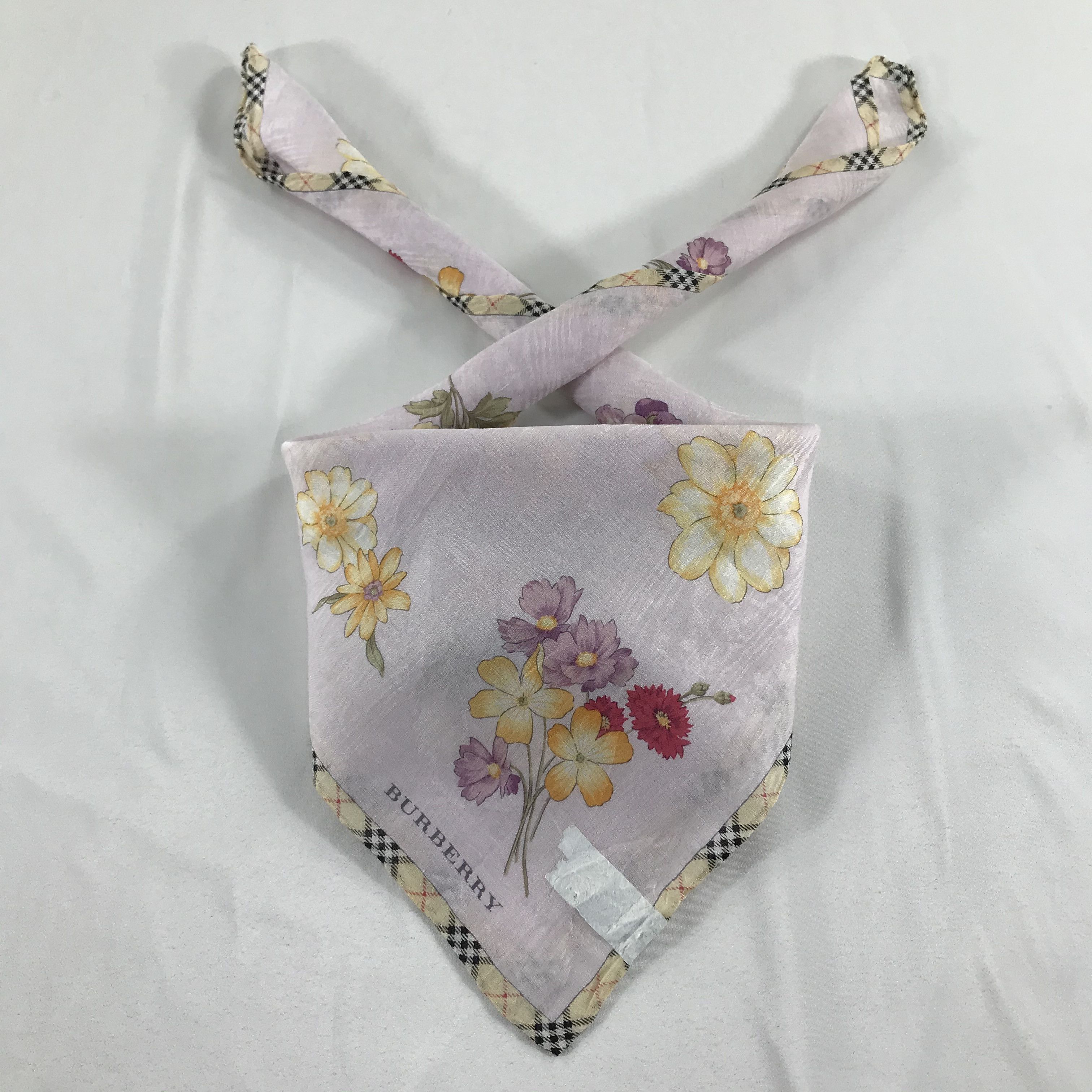 Burberry × Vintage Burberry Neckerchief / Bandana / Handkerchief Size ONE SIZE - 1 Thumbnail