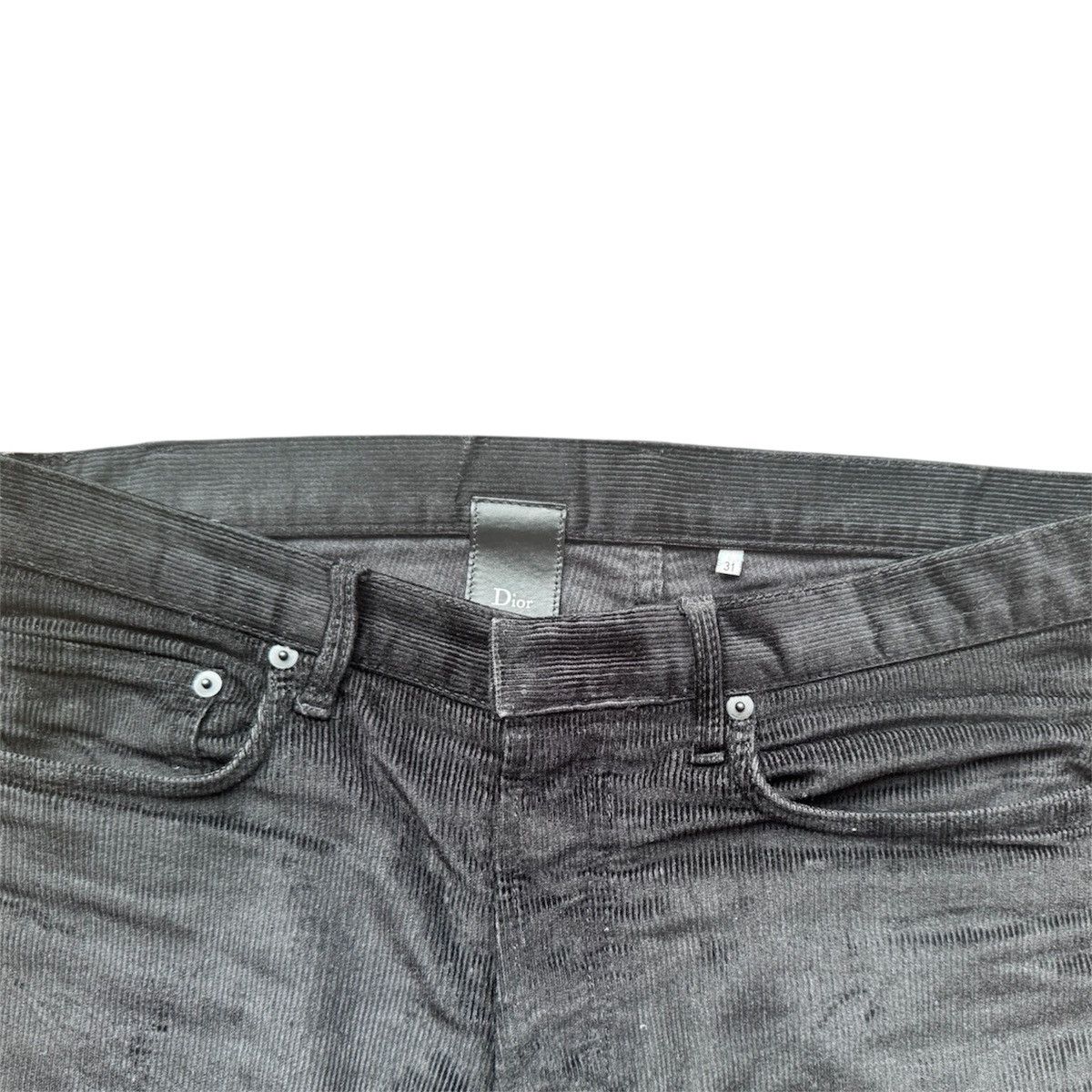 Dior Dior Homme AW07 “Navigate” Waxed Corduroy Pants Hedi Slimane Size US 31 - 3 Thumbnail