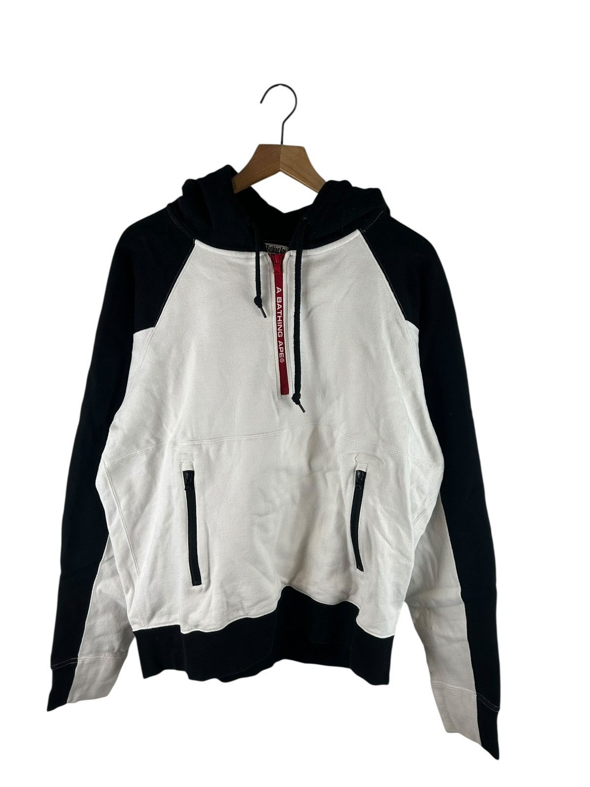 Bape Bape Side Logo Half Zip Hoodie Size US L / EU 52-54 / 3 - 1 Thumbnail