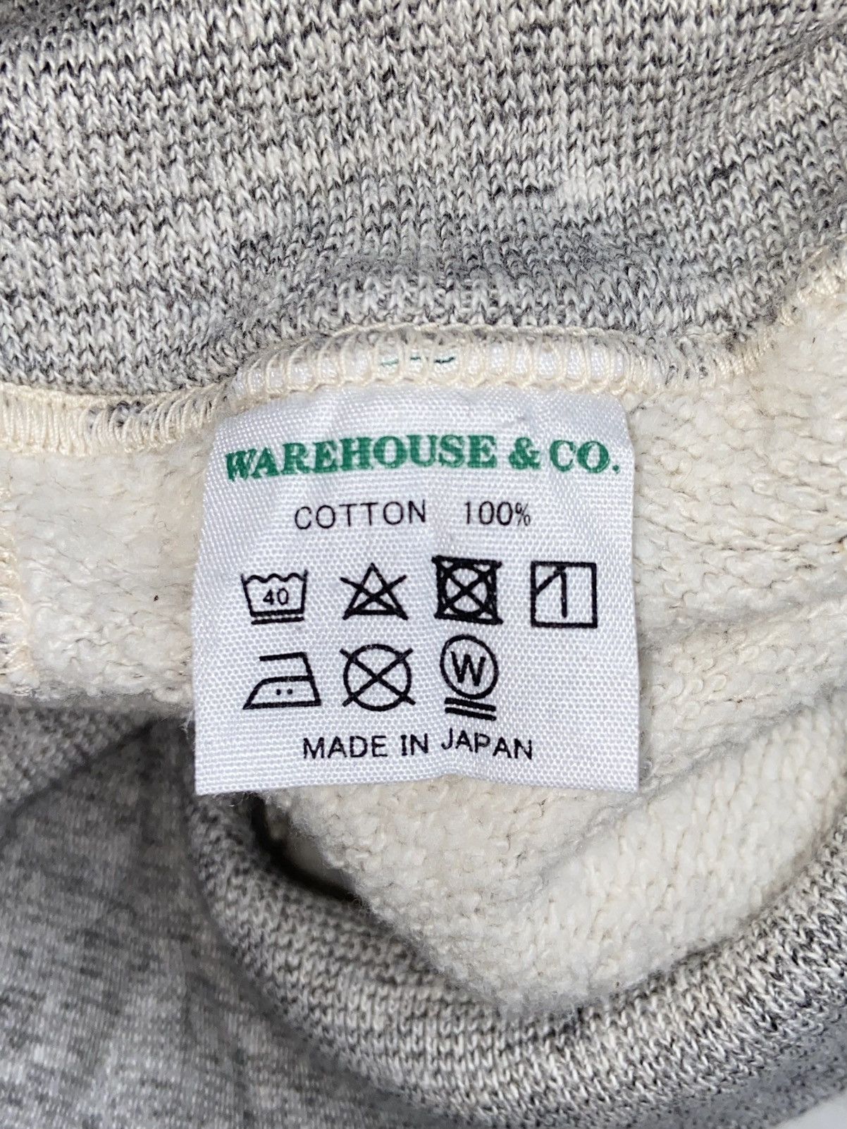Japanese Brand × Warehouse × Warehouse & Co. WAREHOUSE & CO Grey Sweatshirt Size US S / EU 44-46 / 1 - 12 Thumbnail