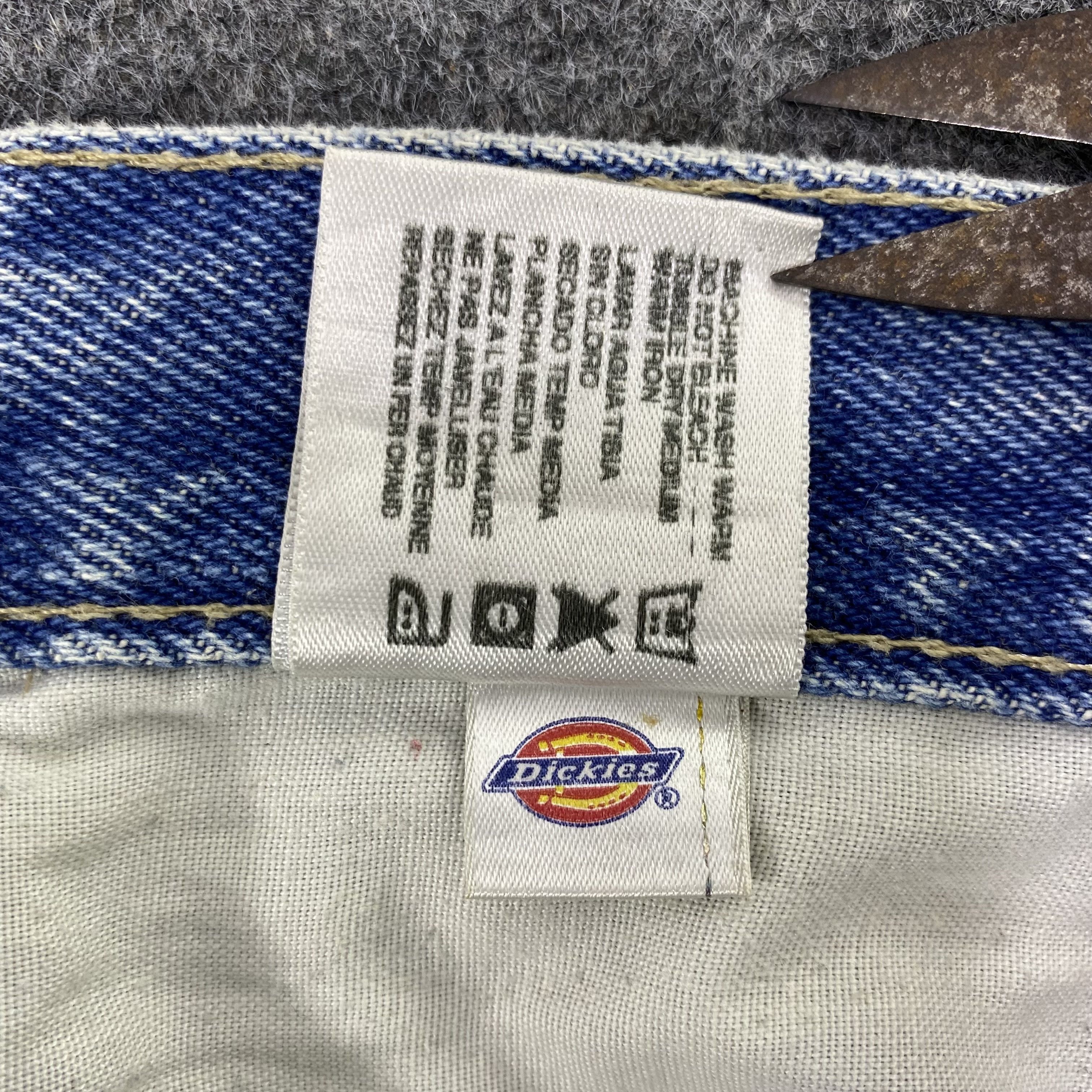 Dickies × Vintage Vintage Dickies Distres blue Wash relaxed fit jeans-J1148 Size US 36 / EU 52 - 13 Thumbnail