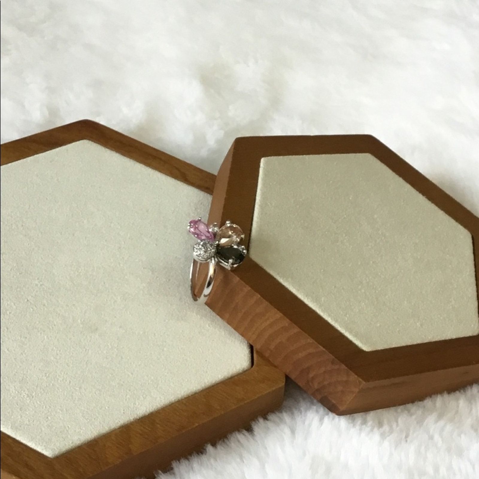 Other Multi-Crystals Flower Ring Size ONE SIZE - 5 Thumbnail
