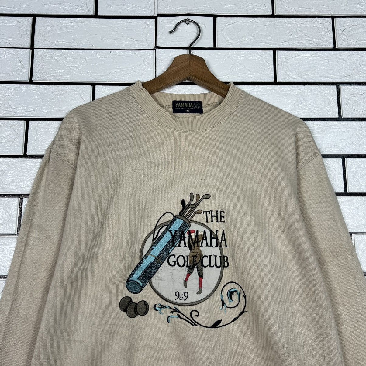 Yamaha Vintage 90's YAMAHA Golfing Outfit Sweatshirt #4305-C195 Size US M / EU 48-50 / 2 - 2 Thumbnail