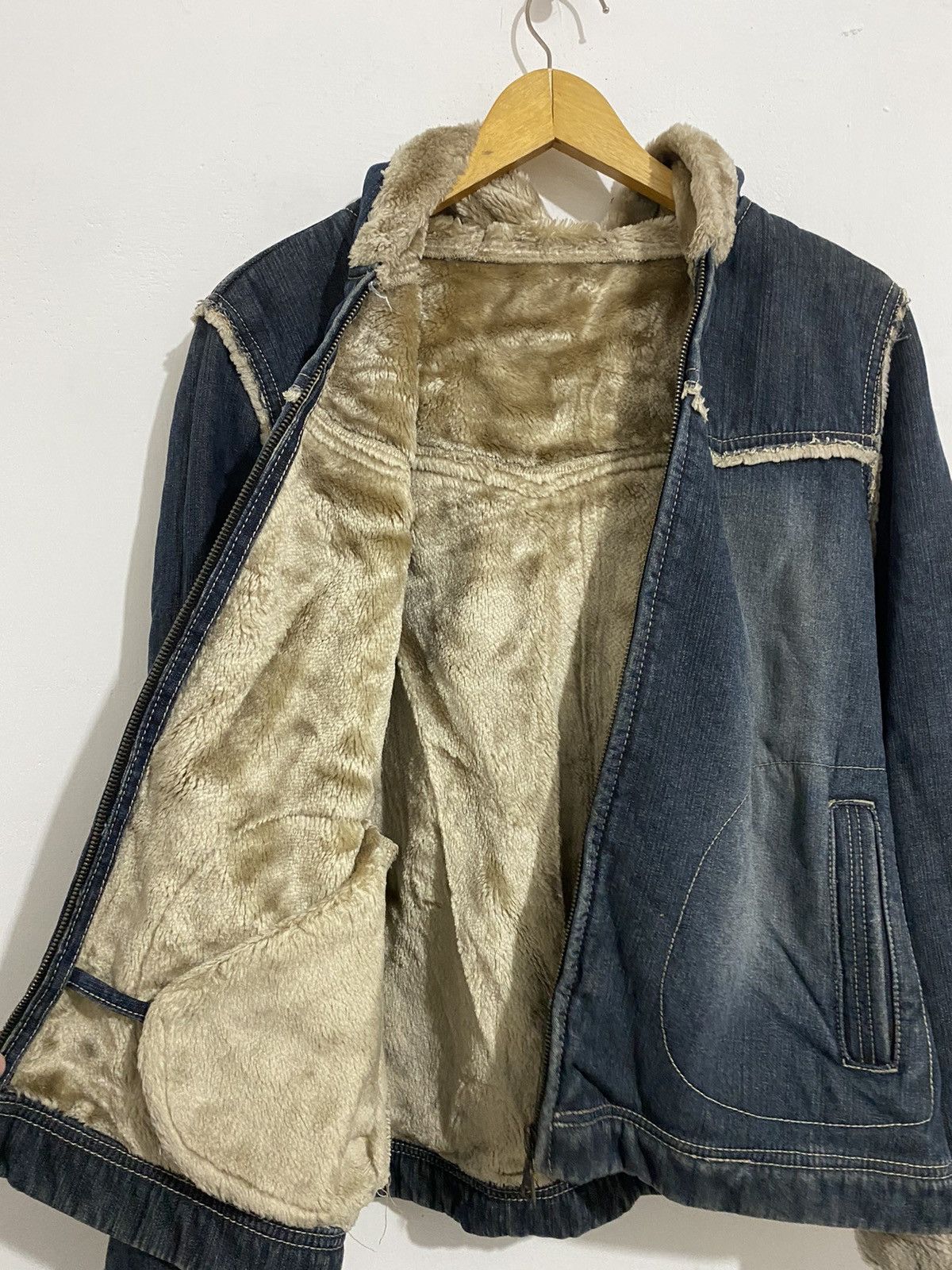 If Six Was Nine × Japanese Brand × Le Grande Bleu (L.G.B.) 💸BINDINGOFFER💸Edwin Denim Jacket styled Fur Ifsixwasnine Size US L / EU 52-54 / 3 - 5 Thumbnail