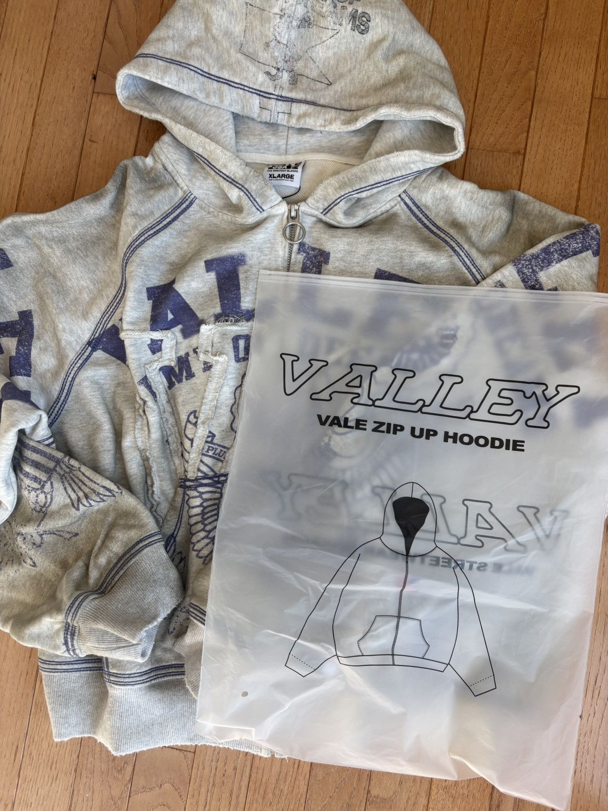 Vale Vale Army Zip Up Gray Size US XL / EU 56 / 4 - 9 Thumbnail