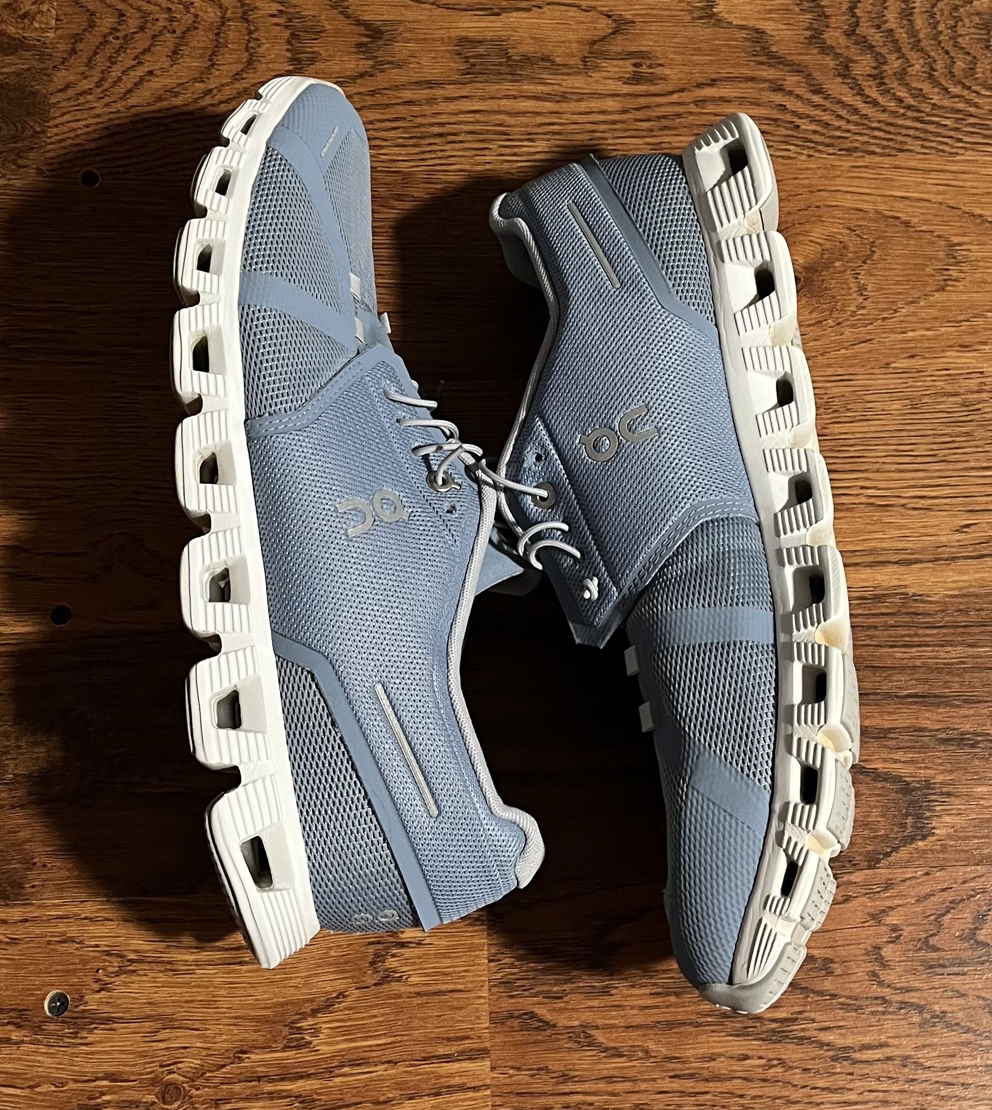 Other On Cloud 5 Running Shoes Blue White Size US 13 / EU 46 - 3 Thumbnail
