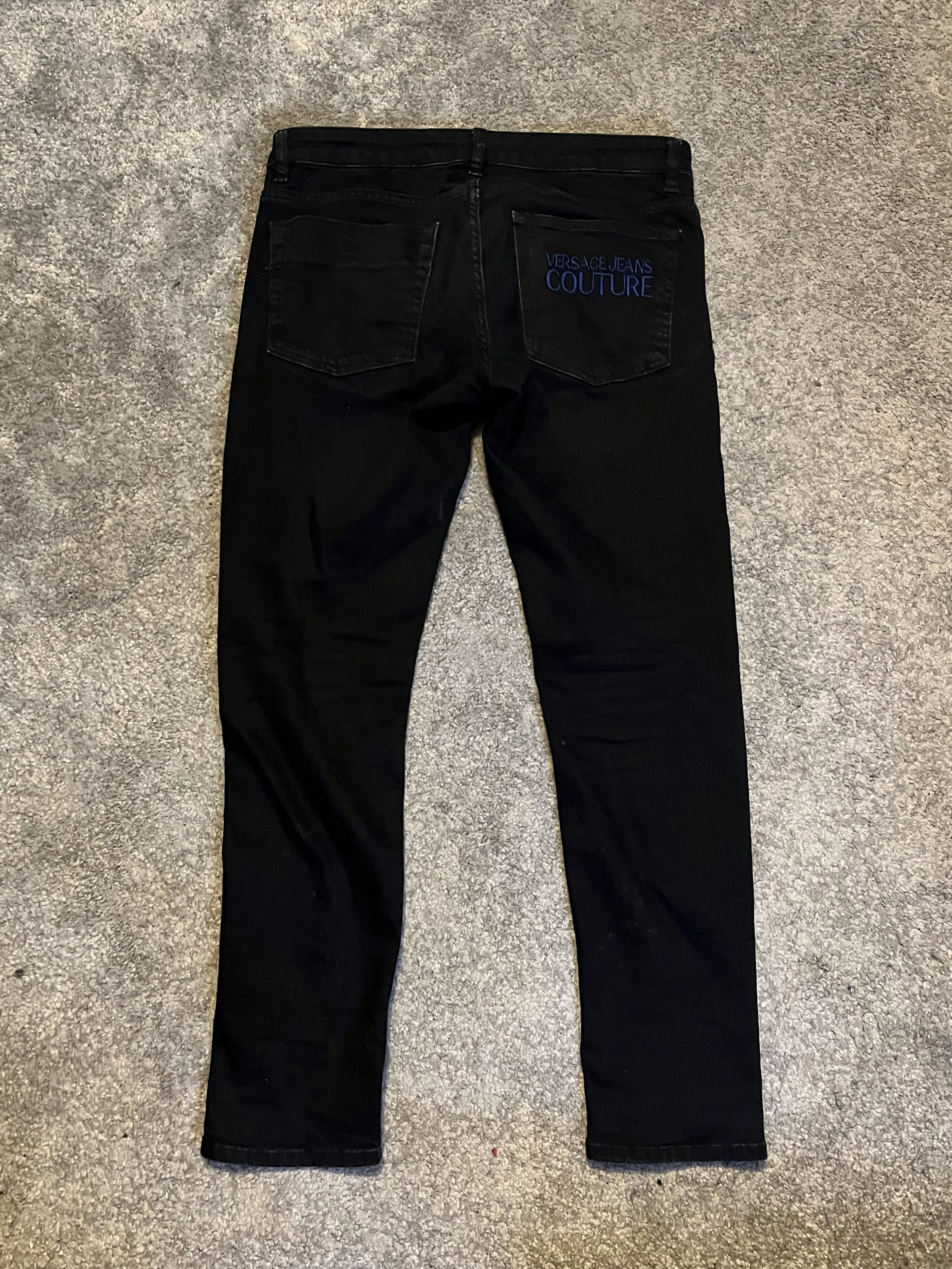 Versace Jeans Couture Versace Couture Patch Slim Fit Jeans Size US 33 - 3 Thumbnail