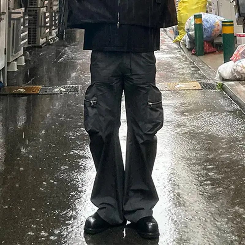 Japanese Brand Utility zipper cargo pants with pockets Size US 34 / EU 50 - 4 Thumbnail