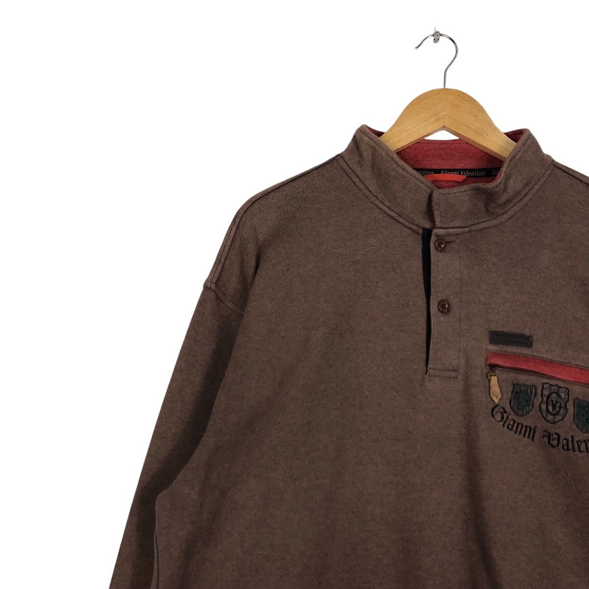 Gianni Valentino × Valentino Vintage Gianni Valentino Casual Wear Sweatshirt 90S Rare Size US M / EU 48-50 / 2 - 6 Thumbnail