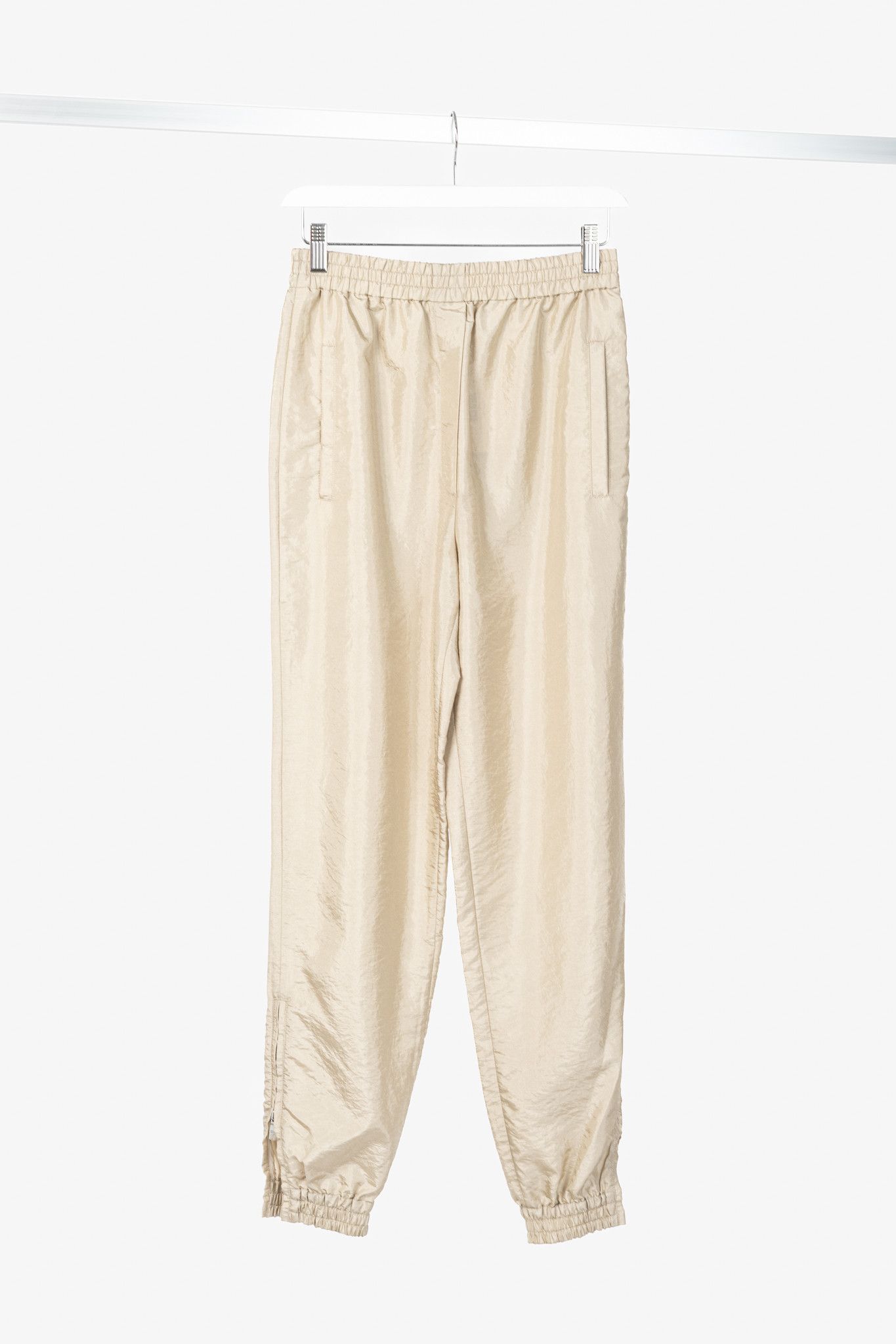 Tibi Tibi Kat Desert Sand Crispy Nylon Jogger Size 25" / US 0 / IT 36 - 1 Thumbnail