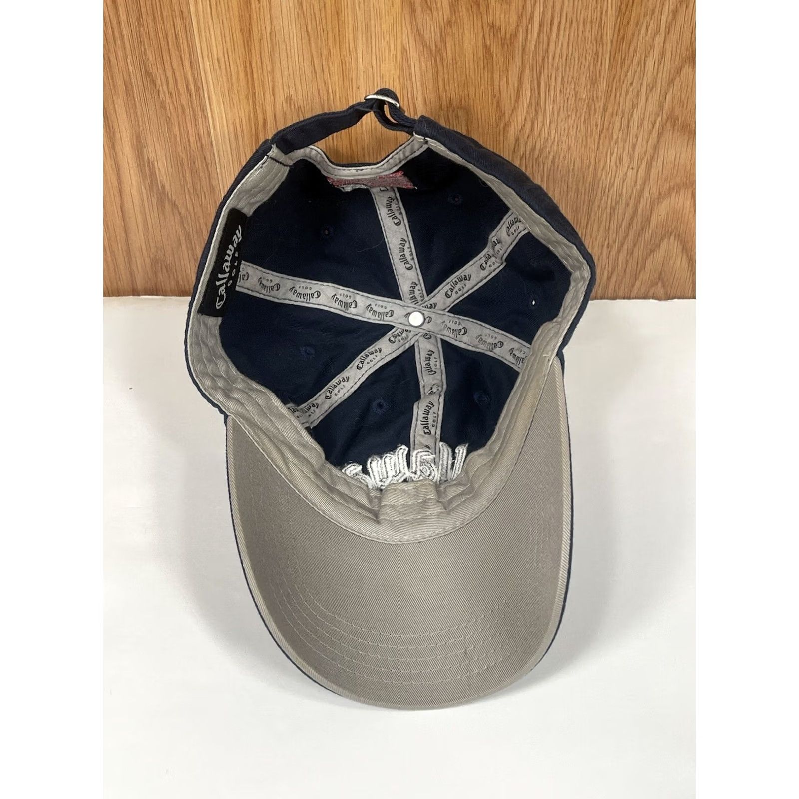 Callaway Callaway Golf Navy Blue Adjustable Strap Back Hat Cap Adult One Size Fit All Size ONE SIZE - 6 Thumbnail