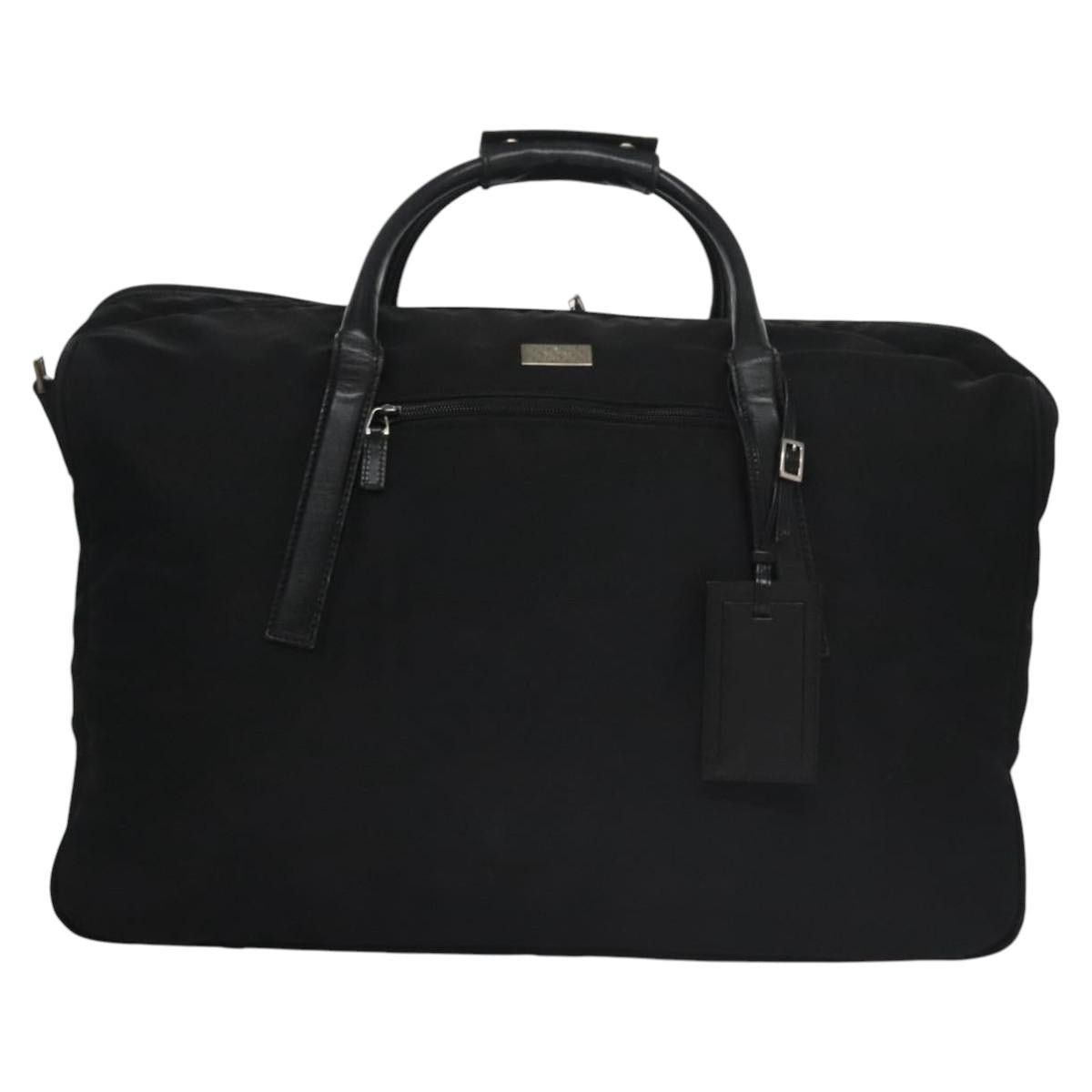 Gucci GUCCI Boston Bag Nylon Black Silver 012 0393 12 012 0393 12 Size ONE SIZE - 2 Thumbnail