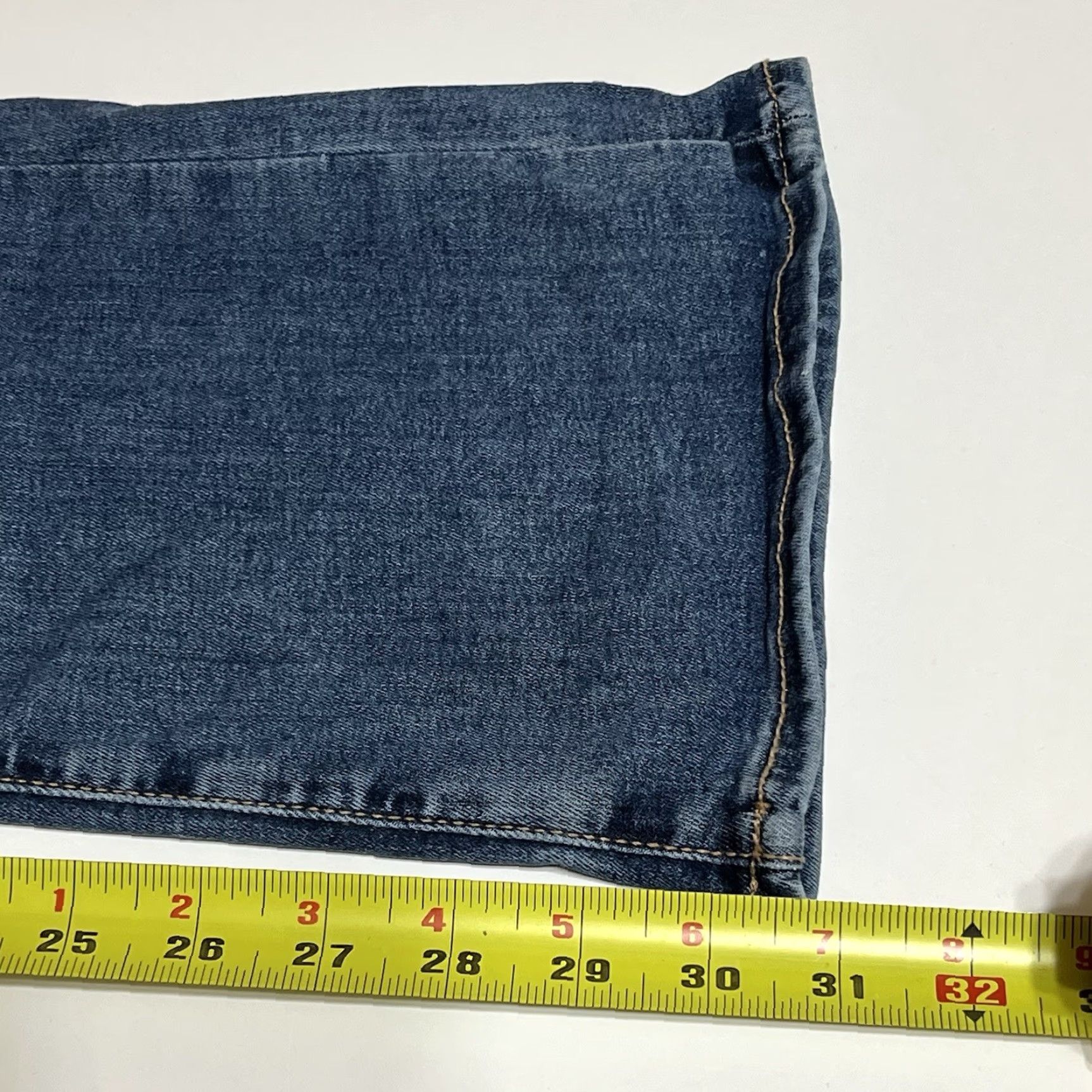 American Eagle Outfitters VINTAGE? No. American Eagle Jeans Womens 10 Regular High-Rise Skinny Kick Blue Denim 5-Pocket Stretch Reg 29x31 Womens Jeans Size 32" / US 10 / IT 46 - 6 Thumbnail