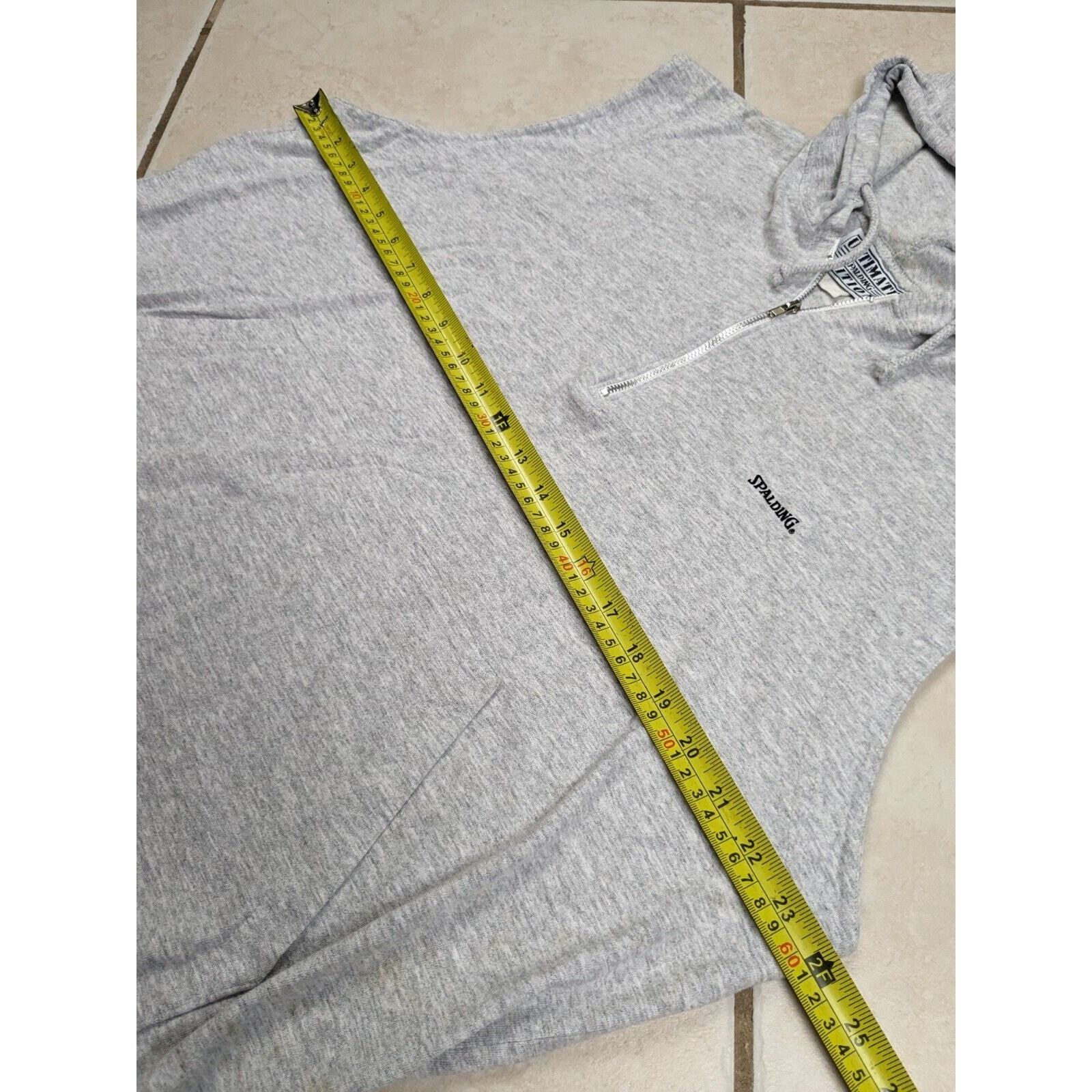 Spalding Spalding Ultimate Edition Quarter Zip Sleeveless Sweatshirt Size US M / EU 48-50 / 2 - 7 Thumbnail