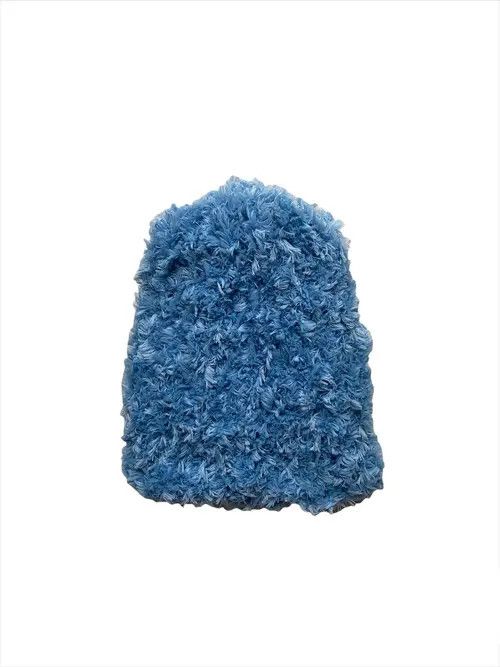 VIBE Handmade Knitted Shaggy Fluffy Mohair Balaclava Bunny Style Size ONE SIZE - 3 Thumbnail