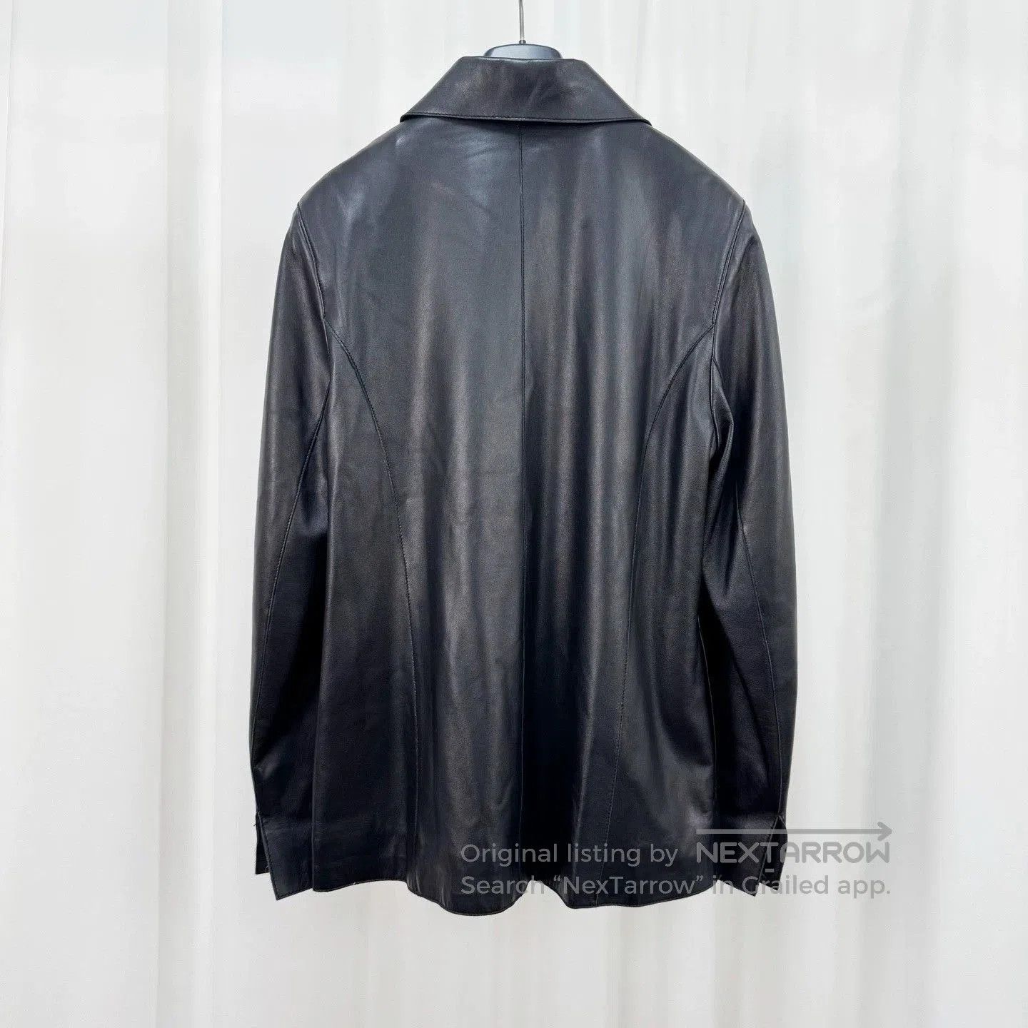 Balmain Balmain Black Printed Leather Outerwear. Size US M / EU 48-50 / 2 - 2 Thumbnail