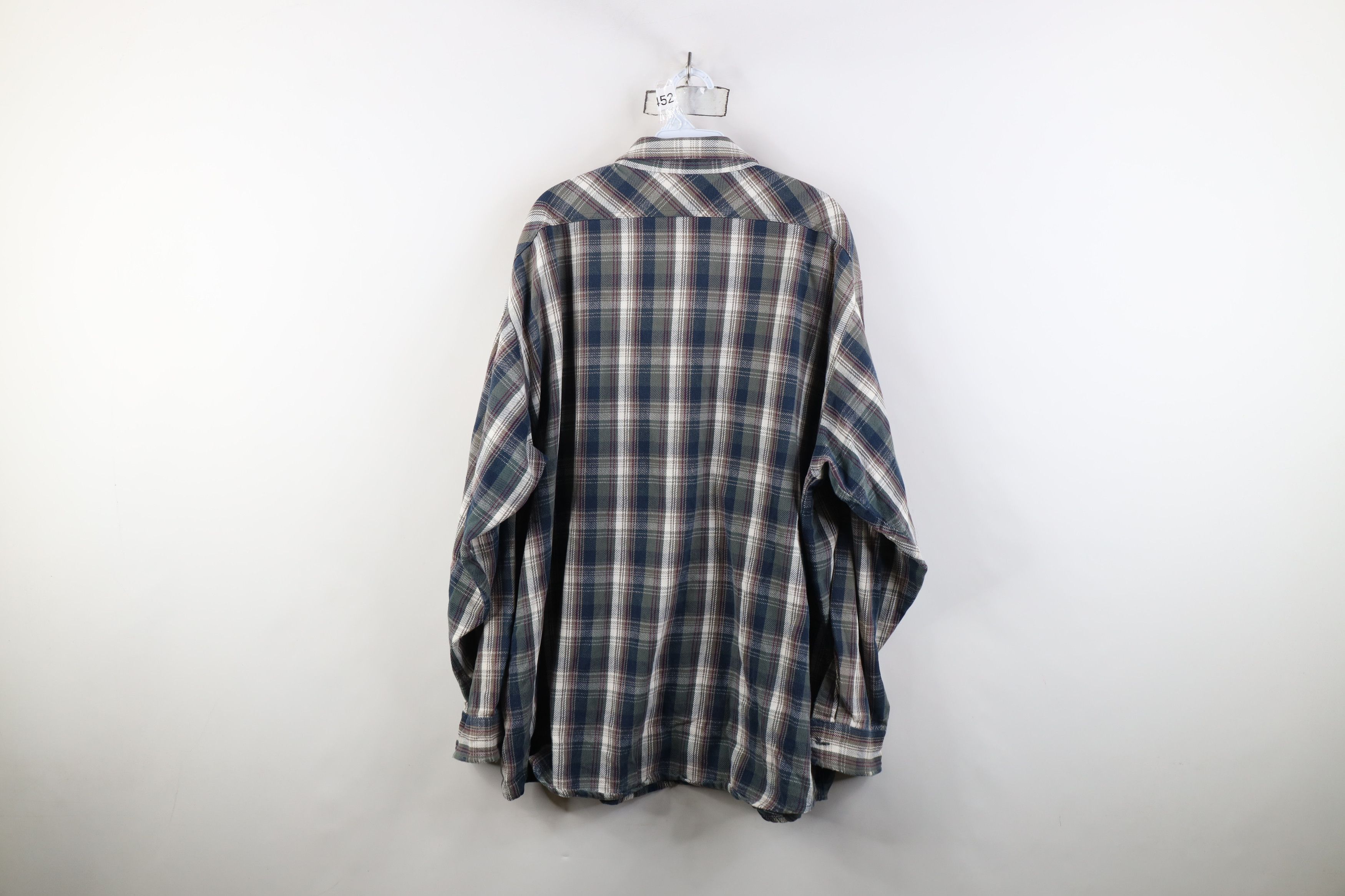 Vintage Vintage 90s OshKosh B'Gosh Heavy Flannel Button Down Shirt Size US XXL / EU 58 / 5 - 13 Thumbnail