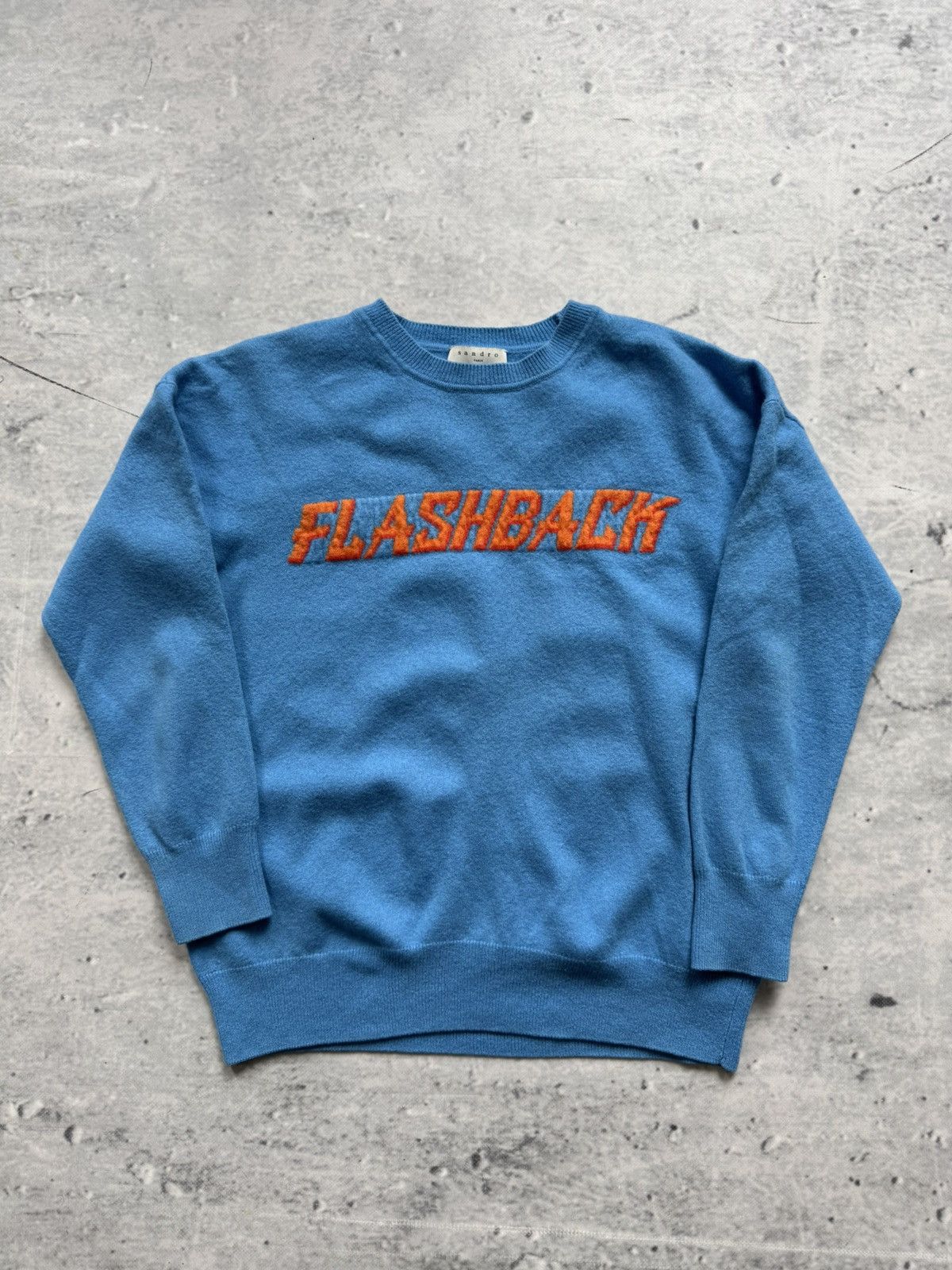 Sandro Sandro Paris sweatshirt Flashback blue Size M / US 6-8 / IT 42-44 - 2 Thumbnail