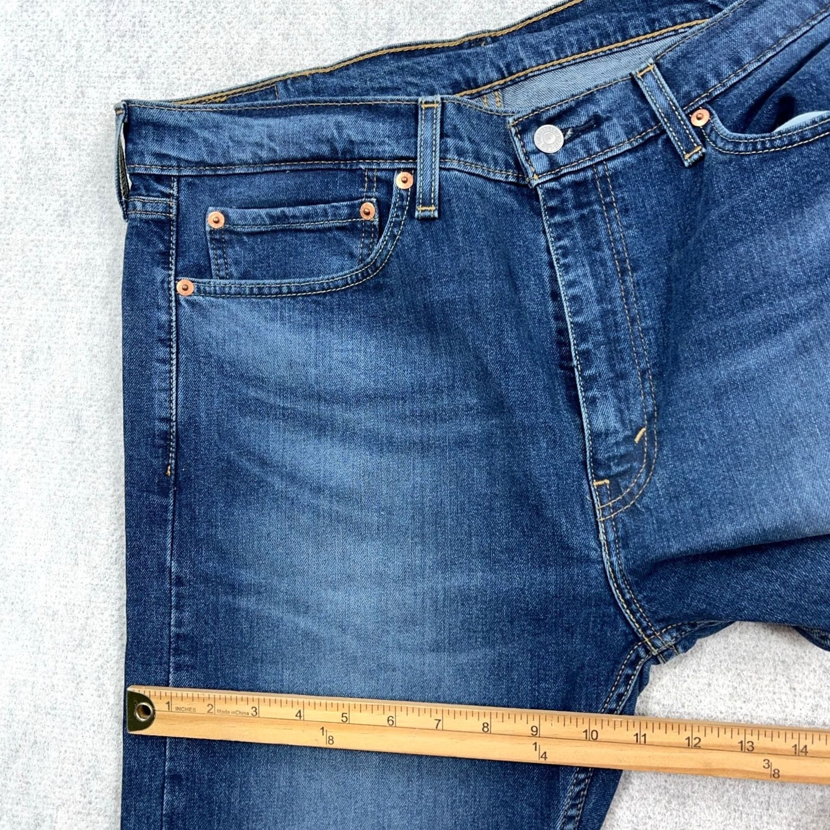 Levi's Levi's Levi's 510 Jeans Men 36x32 Slim/ Skinny Fit Medium Blue Denim Pants Size US 36 / EU 52 - 7 Thumbnail
