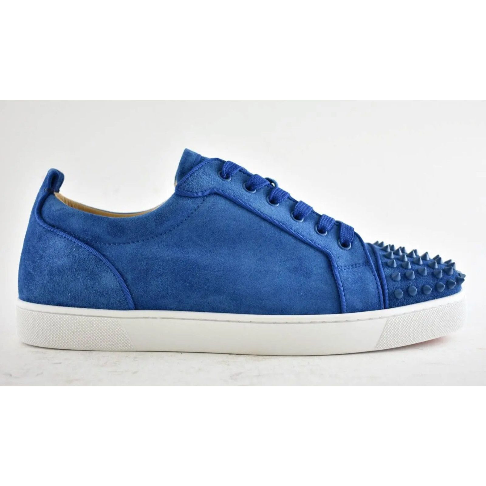 Christian Louboutin Christian Louboutin Louis Junior Spike Orlato Flat Blue Size US 12 / EU 45 - 2 Thumbnail