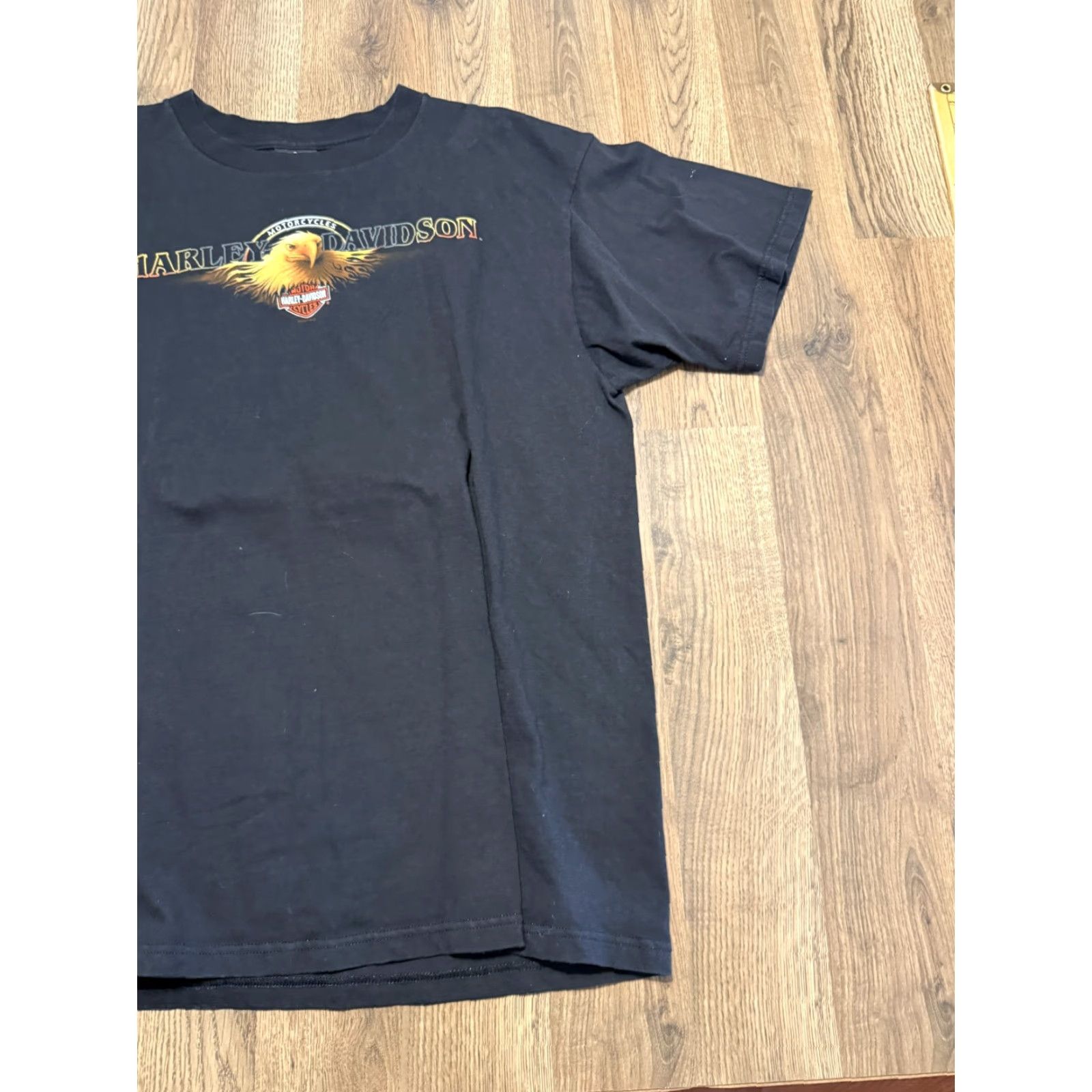 Harley Davidson Harley-Davidson Shirts Men's XL Black Short Sleeve Crew Neck Motorcycle Shirt Size US XL / EU 56 / 4 - 2 Thumbnail