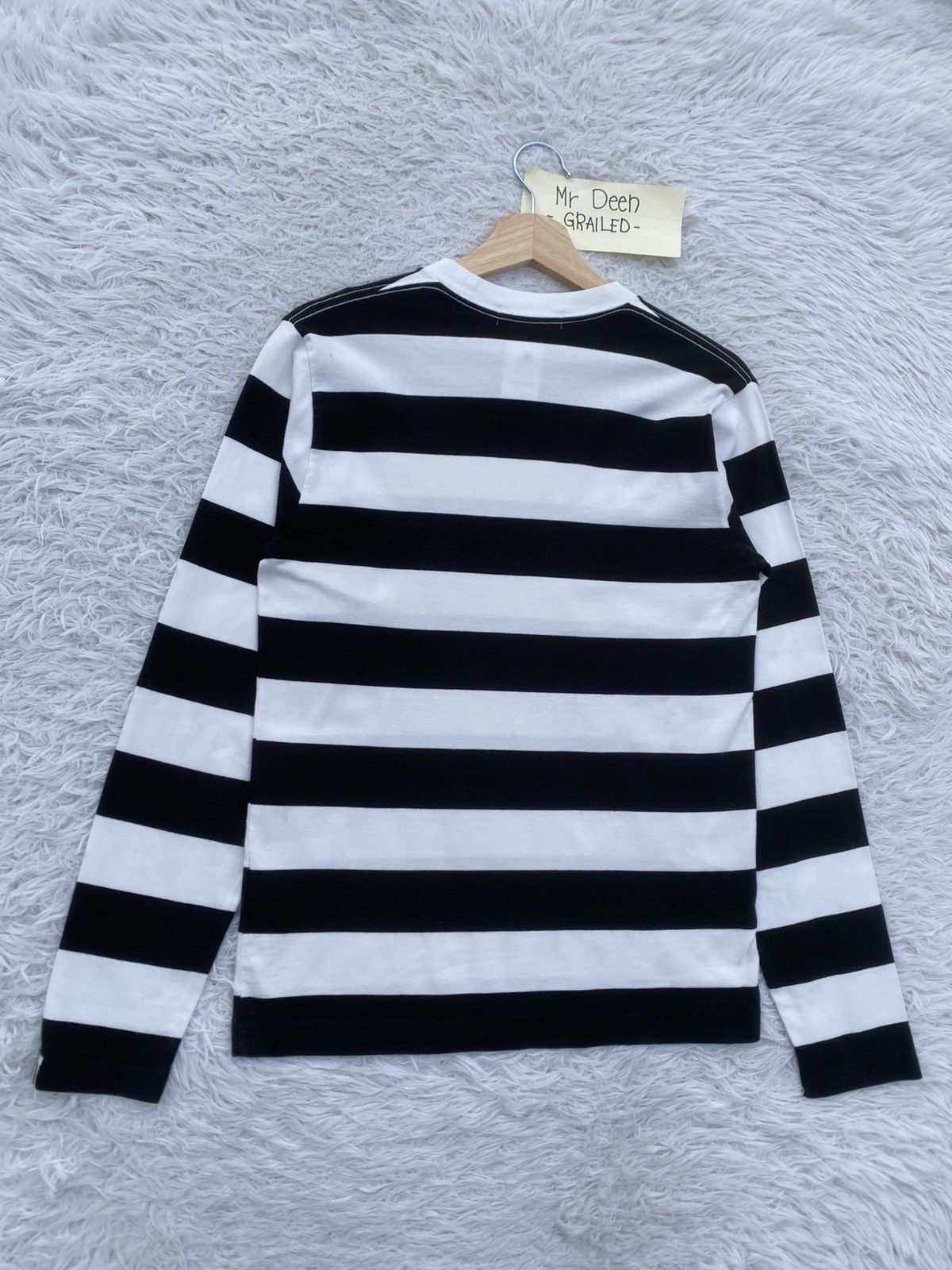 Bape Rare BAPE Stripes Longsleeve Shirt Size US S / EU 44-46 / 1 - 20 Thumbnail