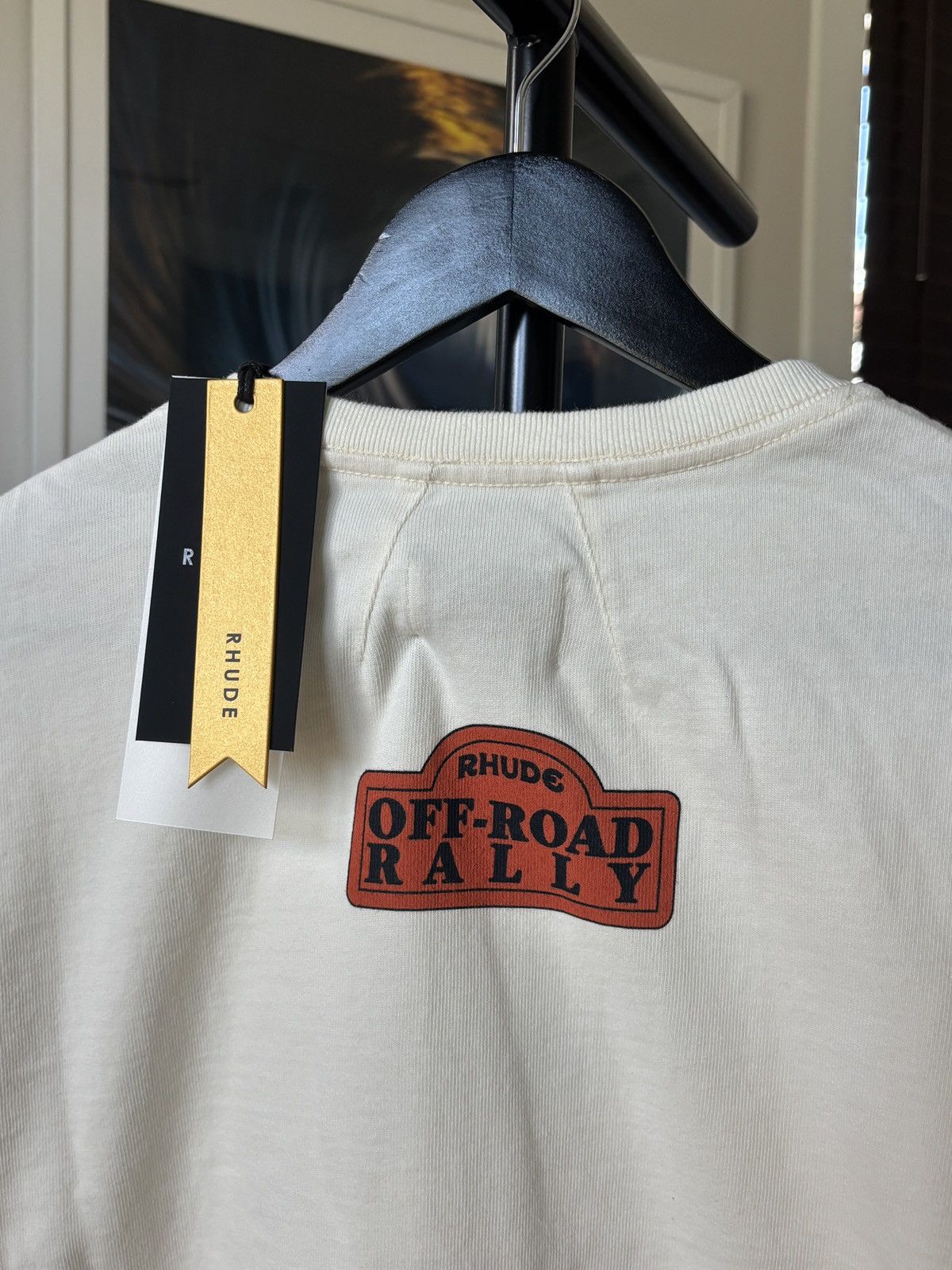 Rhude RHUDE | HILLS RALLY LOGO RACING TEE Size US XL / EU 56 / 4 - 6 Thumbnail