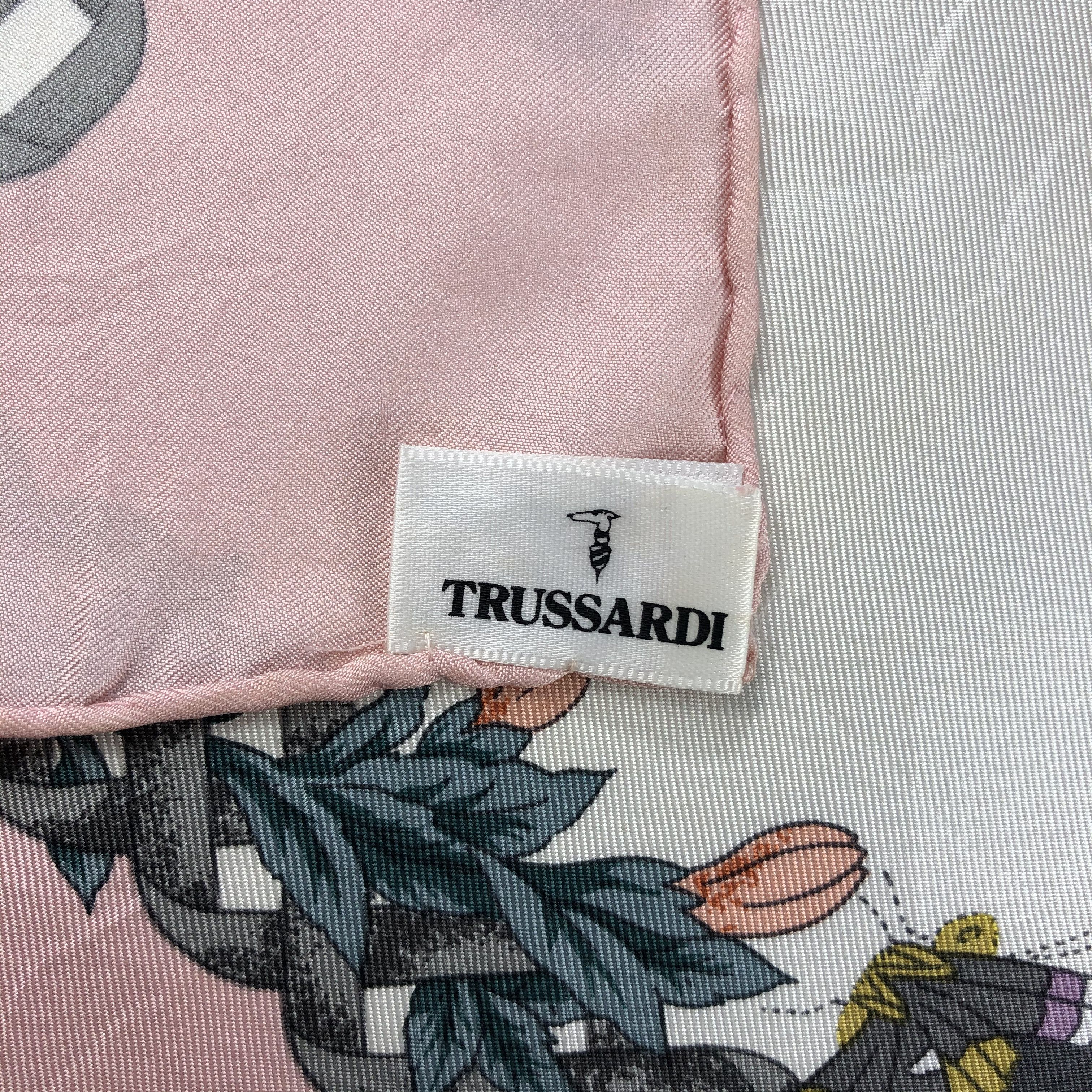 Trussardi Vintage Trussardi Silk Scarf Size ONE SIZE - 5 Thumbnail
