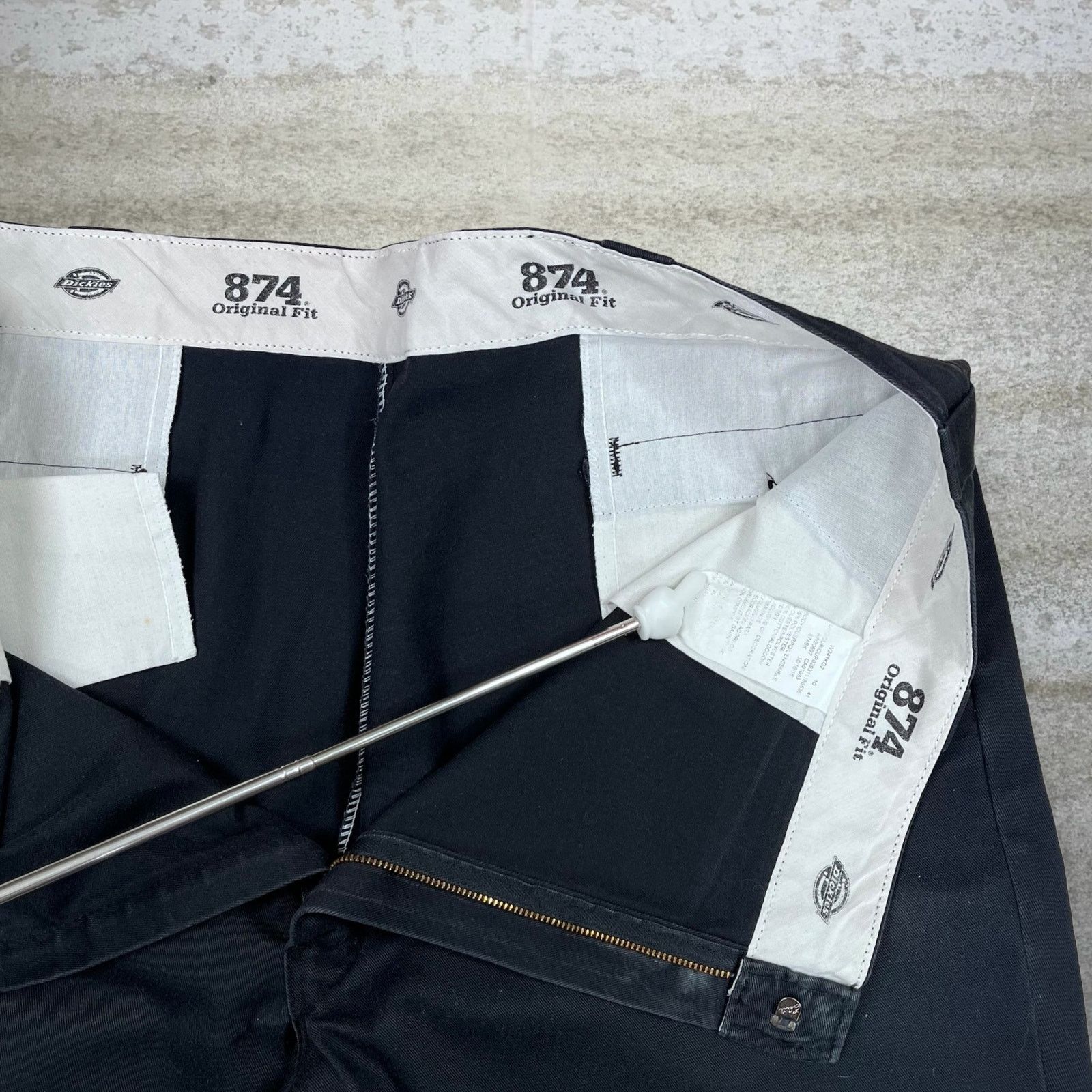 Dickies Vintage Y2K Dickies Khakis Pants 42x32 Regular Fit Black Size US 42 / EU 58 - 4 Thumbnail
