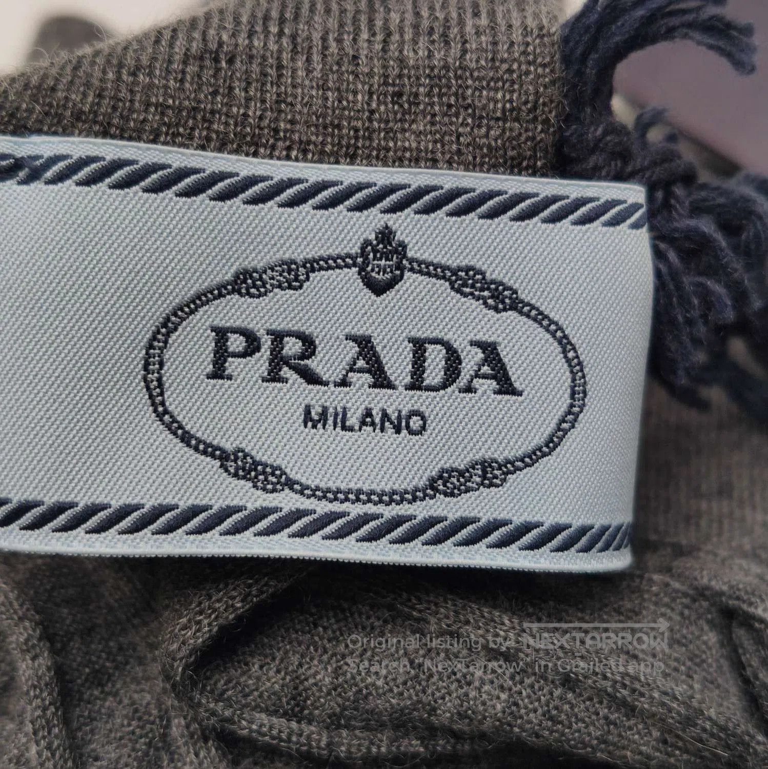 Prada Prada Cashmere Silk Blend Polo Knit Sweater . Size XXS / US 00 / IT 34 - 3 Thumbnail