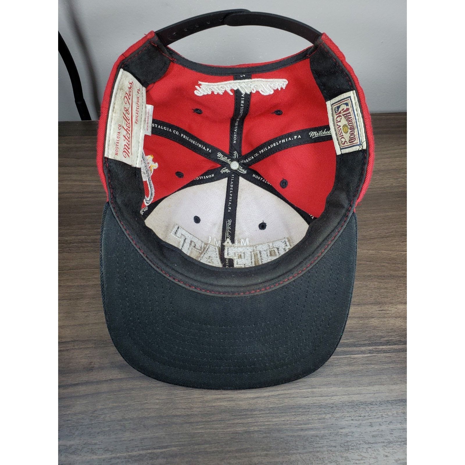 Mitchell & Ness × NBA NBA Hardwood Classic Miami Heat Baseball Cap Snapback Hat Size ONE SIZE - 8 Thumbnail