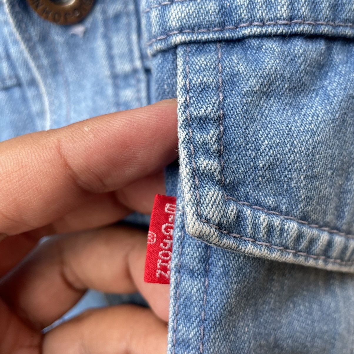 Big John 🔥Vintage Big John Stoned Washed 4 Pocket Chore Denim Jacket Size US S / EU 44-46 / 1 - 9 Thumbnail